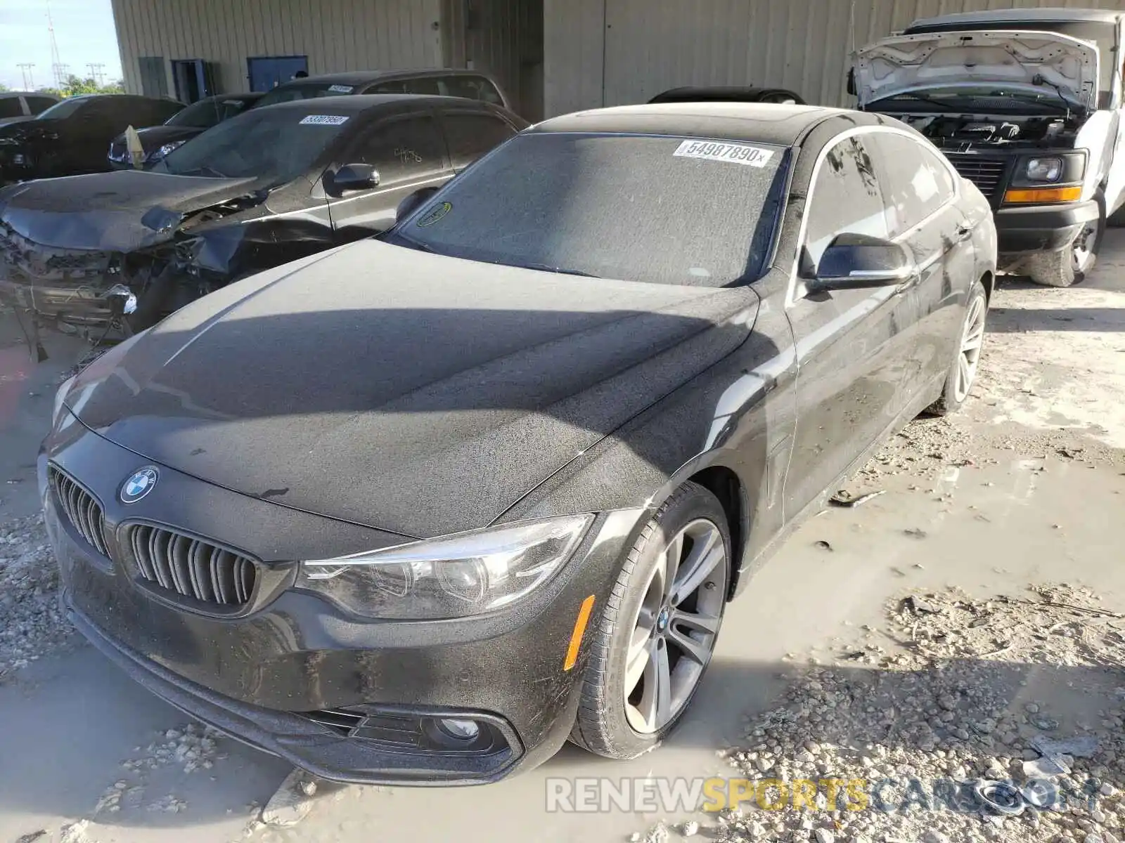 2 Photograph of a damaged car WBA4J1C56KBM16618 BMW 4 SERIES 2019