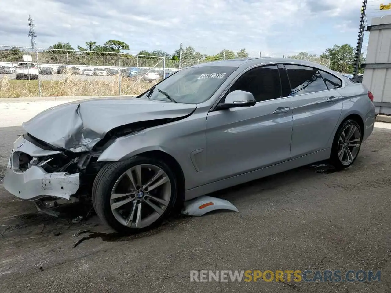1 Photograph of a damaged car WBA4J1C57KBM13243 BMW 4 SERIES 2019