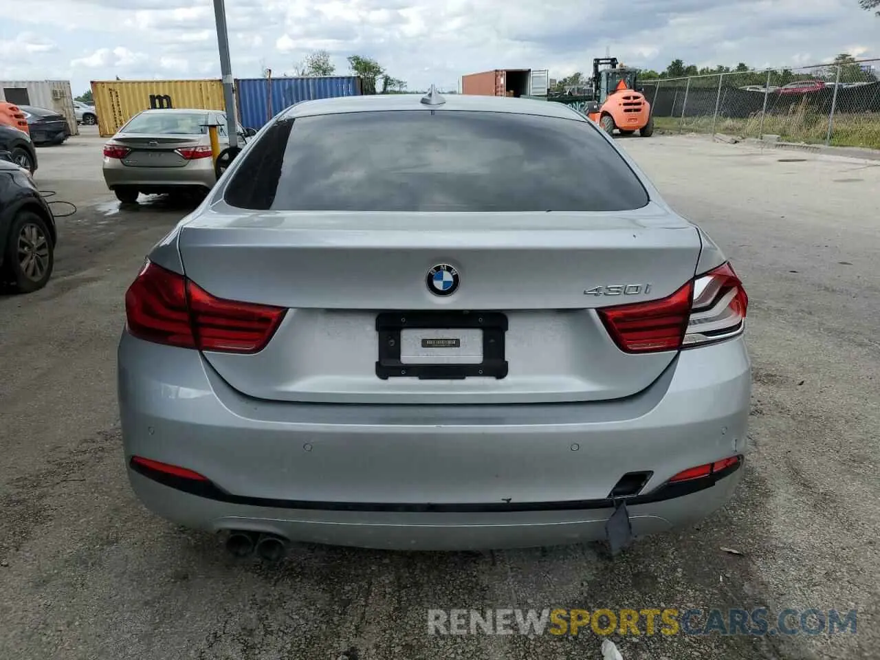6 Photograph of a damaged car WBA4J1C57KBM13243 BMW 4 SERIES 2019