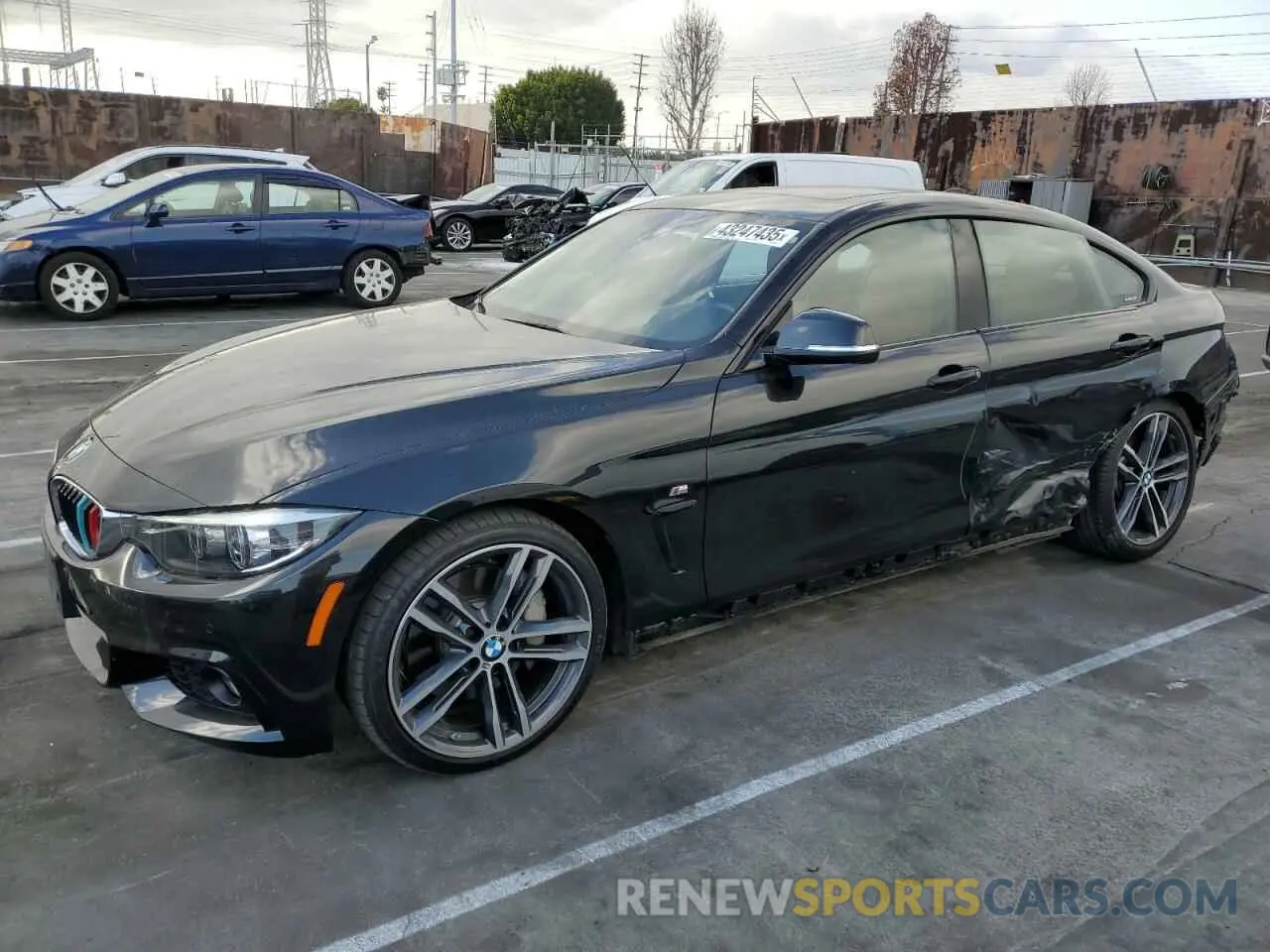 1 Photograph of a damaged car WBA4J1C57KBM16093 BMW 4 SERIES 2019