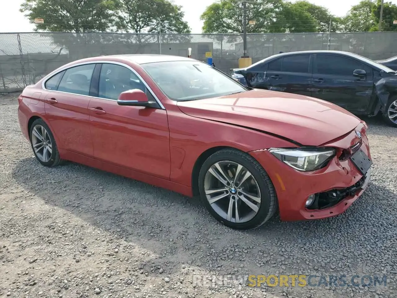 4 Photograph of a damaged car WBA4J1C57KBM16398 BMW 4 SERIES 2019