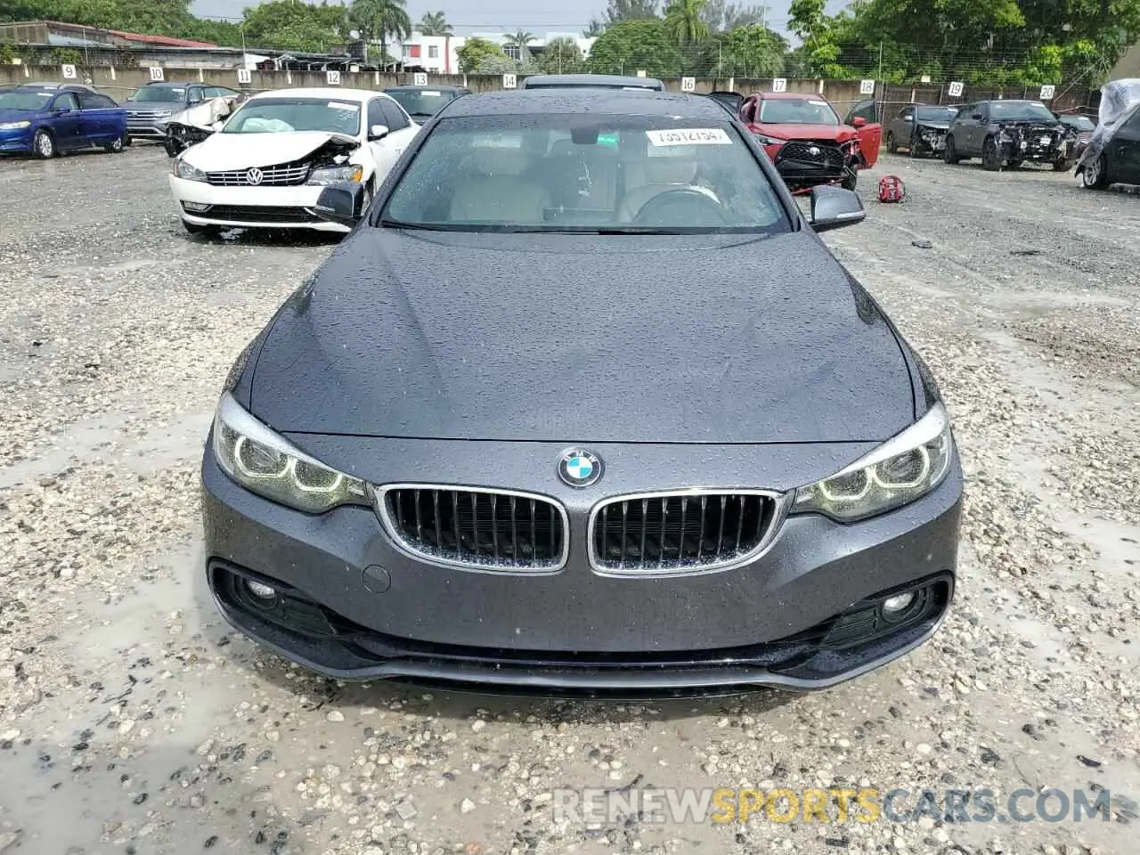 5 Photograph of a damaged car WBA4J1C57KBM18376 BMW 4 SERIES 2019