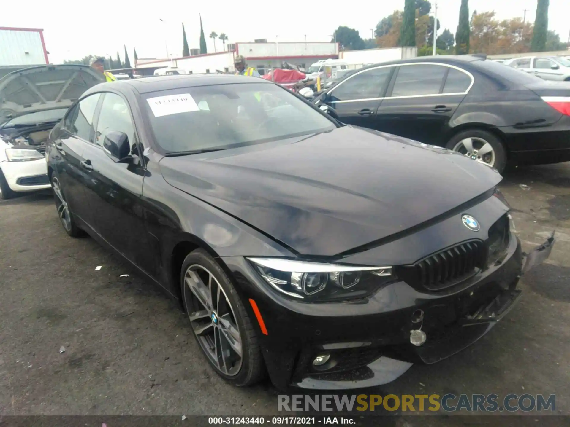 1 Photograph of a damaged car WBA4J1C57KBM18586 BMW 4 SERIES 2019