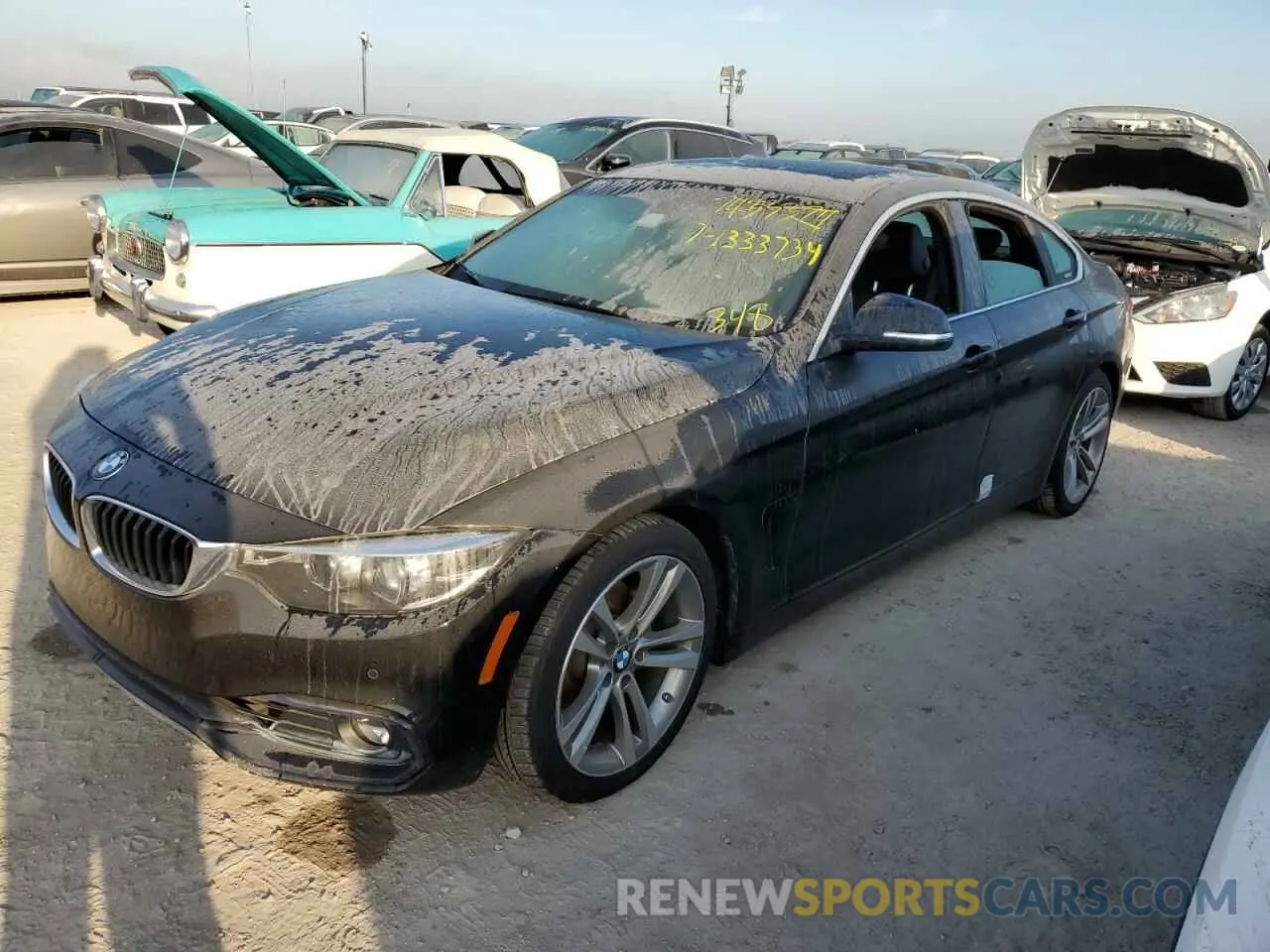 1 Photograph of a damaged car WBA4J1C58KBM17754 BMW 4 SERIES 2019