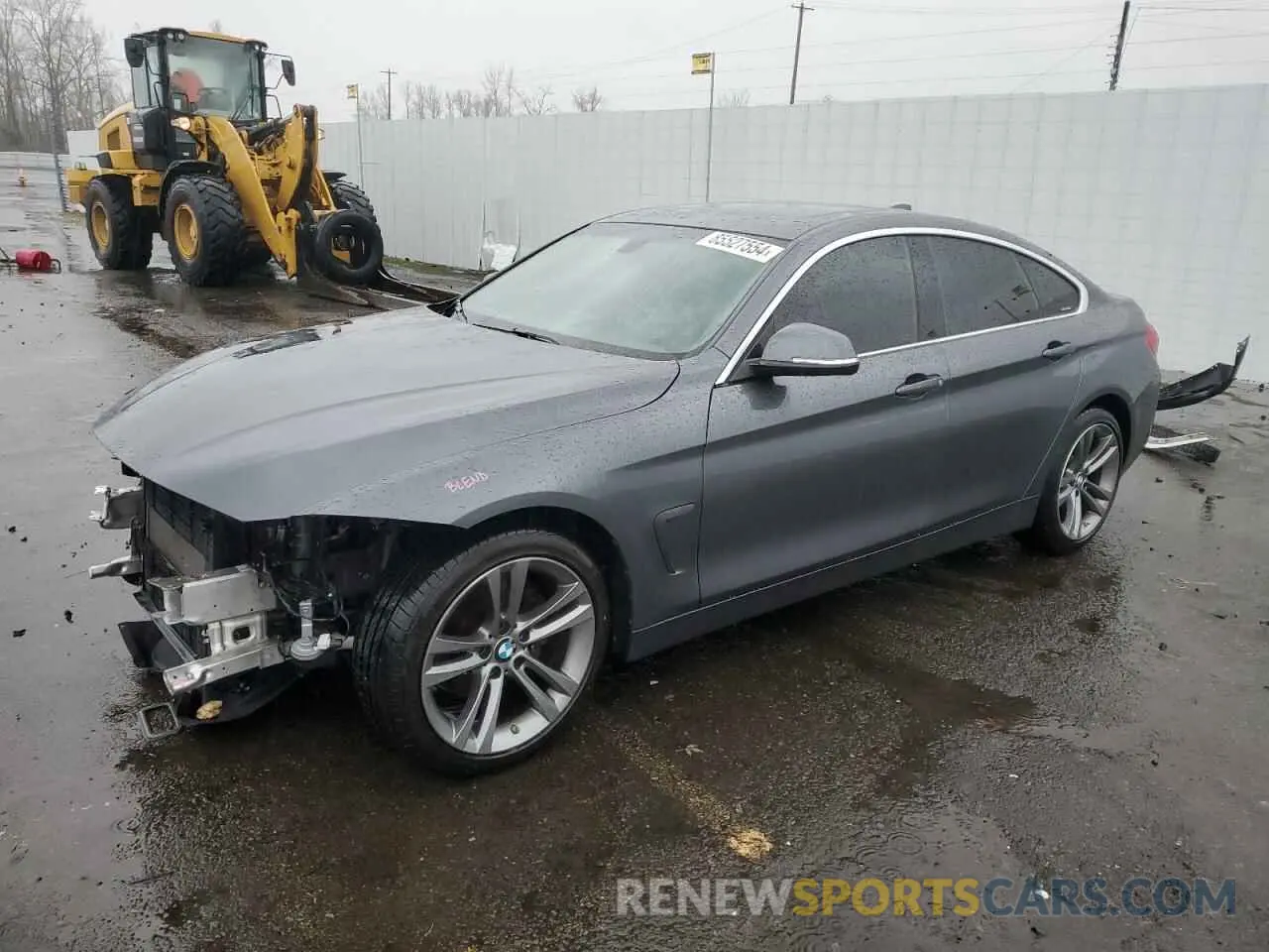 1 Photograph of a damaged car WBA4J1C58KBM18130 BMW 4 SERIES 2019