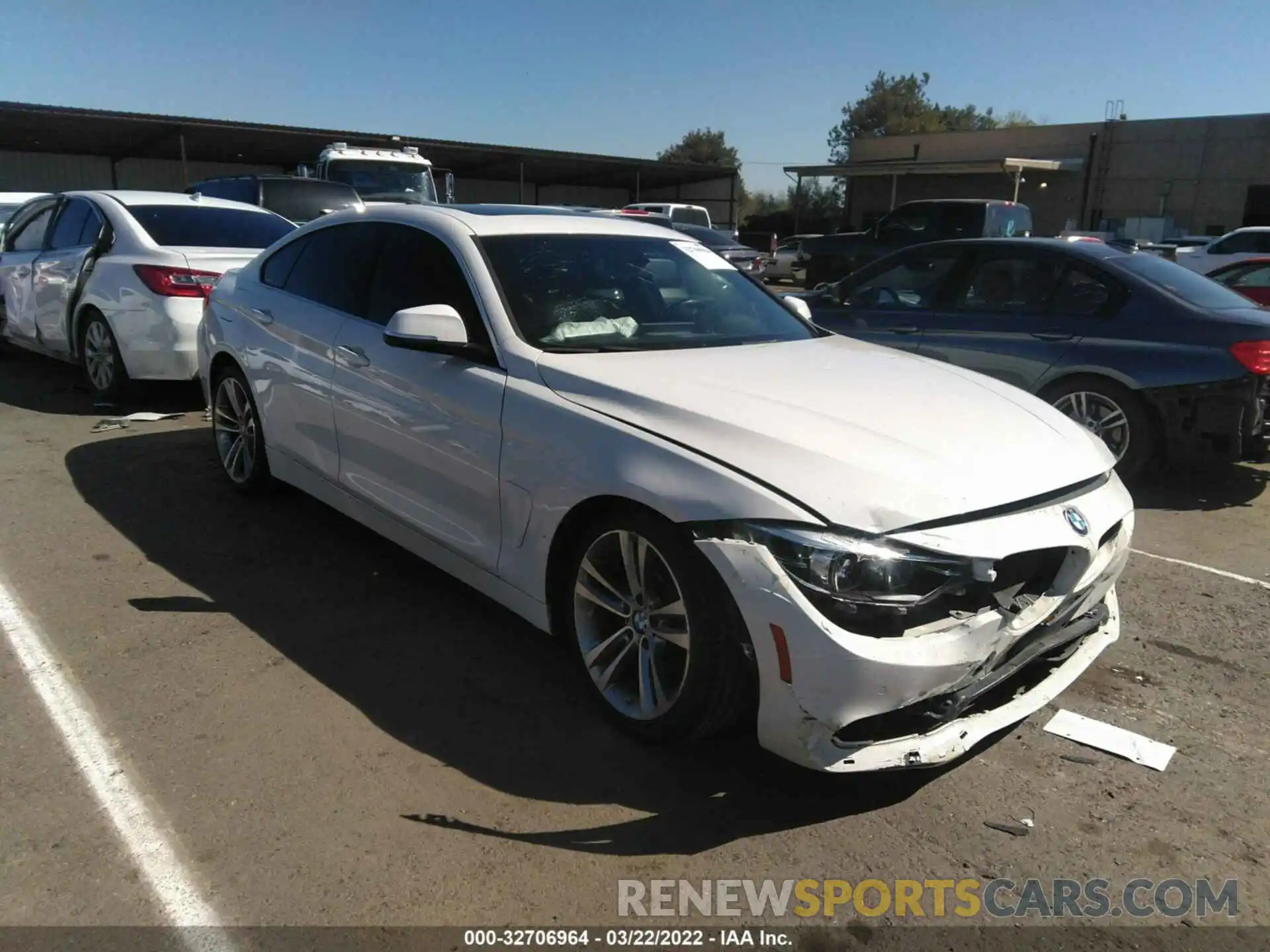 1 Photograph of a damaged car WBA4J1C59KBM15639 BMW 4 SERIES 2019