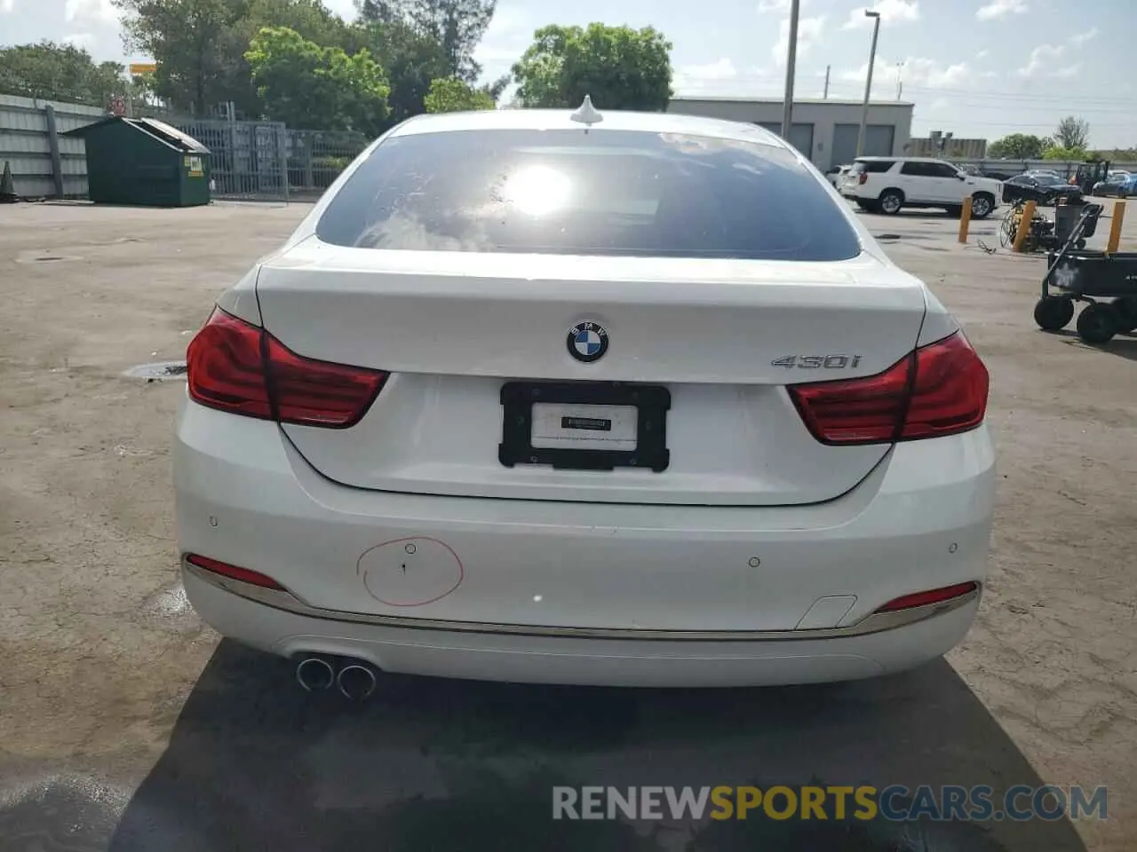 6 Photograph of a damaged car WBA4J1C59KBM16175 BMW 4 SERIES 2019
