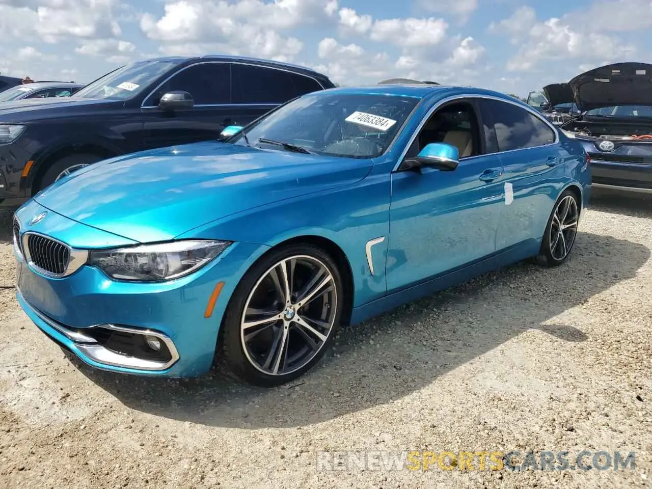 1 Photograph of a damaged car WBA4J1C59KBM18024 BMW 4 SERIES 2019