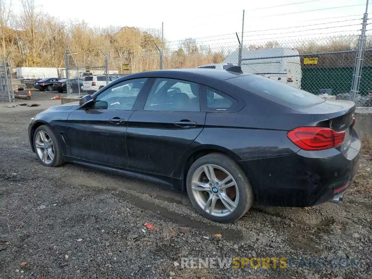 2 Photograph of a damaged car WBA4J3C50KBL05526 BMW 4 SERIES 2019