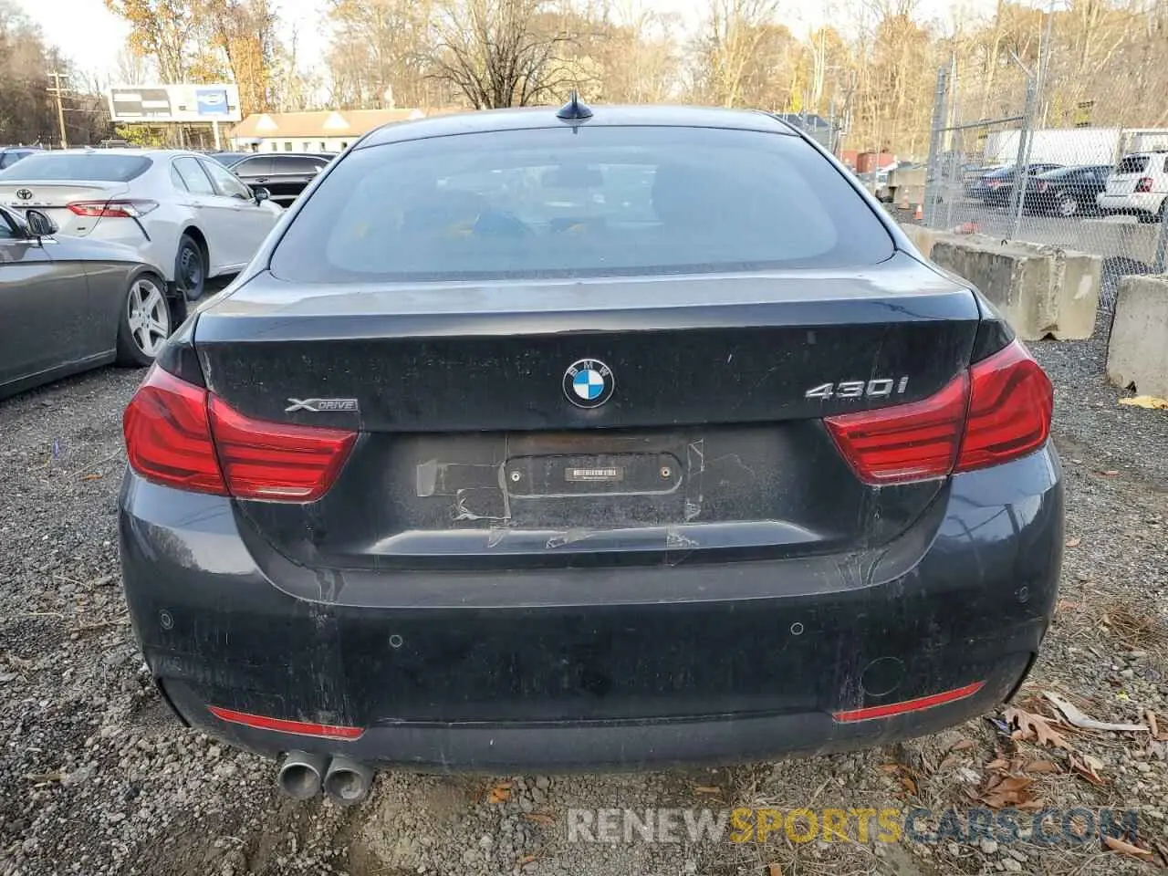 6 Photograph of a damaged car WBA4J3C50KBL05526 BMW 4 SERIES 2019