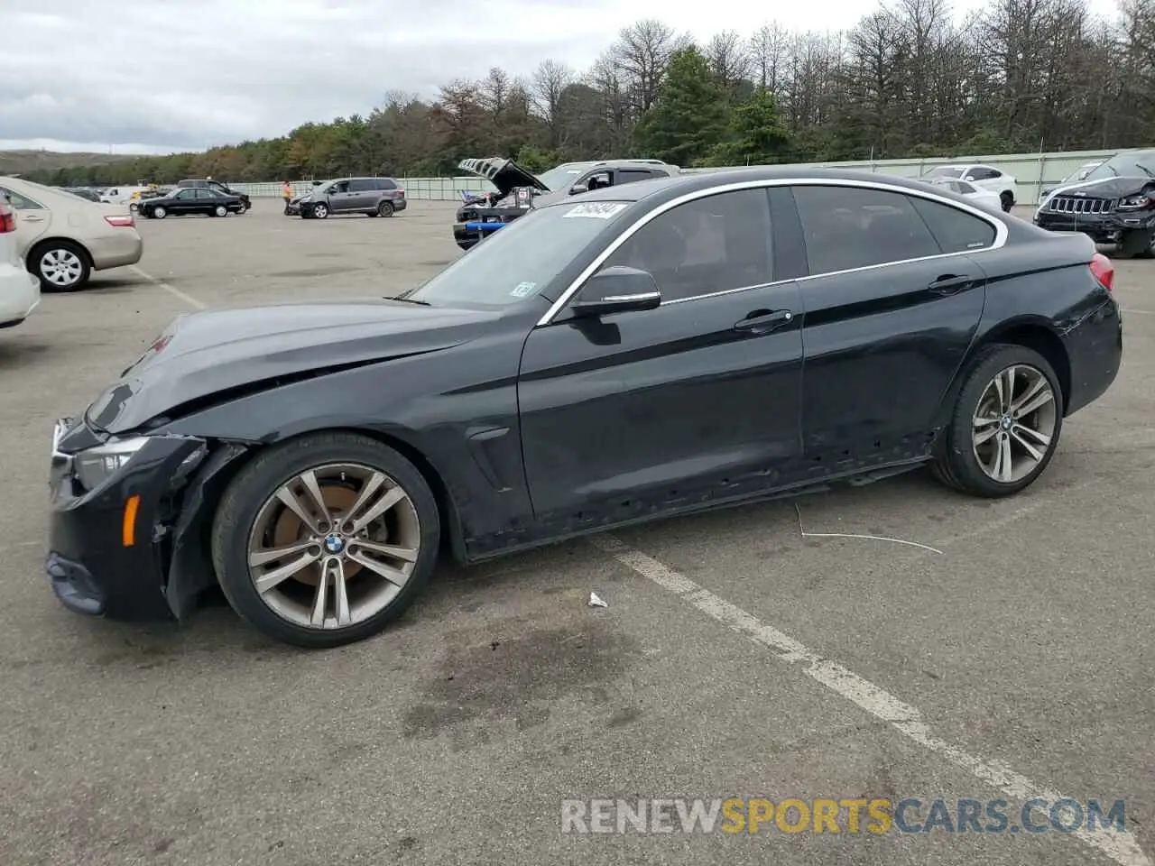 1 Photograph of a damaged car WBA4J3C50KBL06174 BMW 4 SERIES 2019