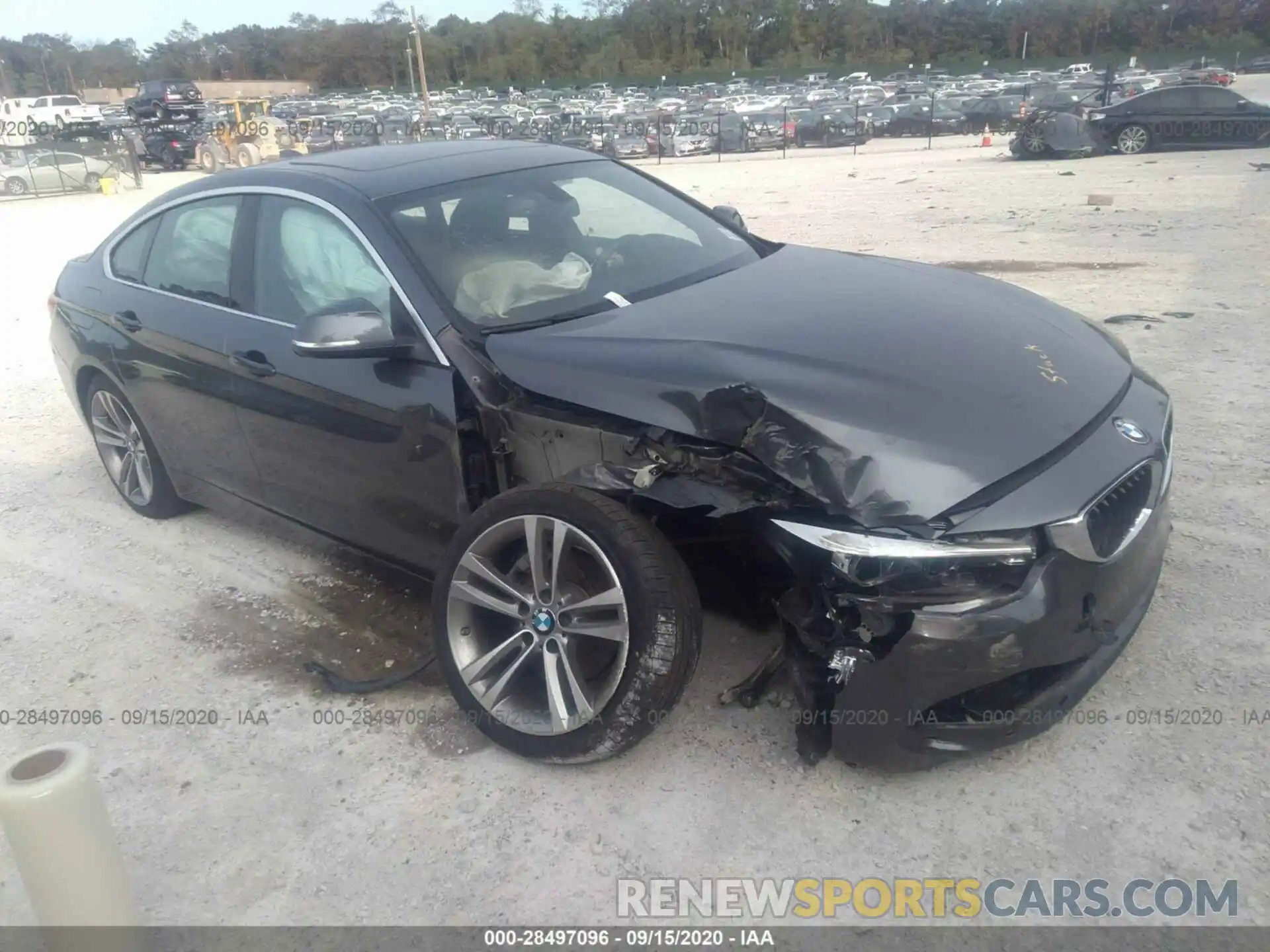 1 Photograph of a damaged car WBA4J3C50KBL07082 BMW 4 SERIES 2019