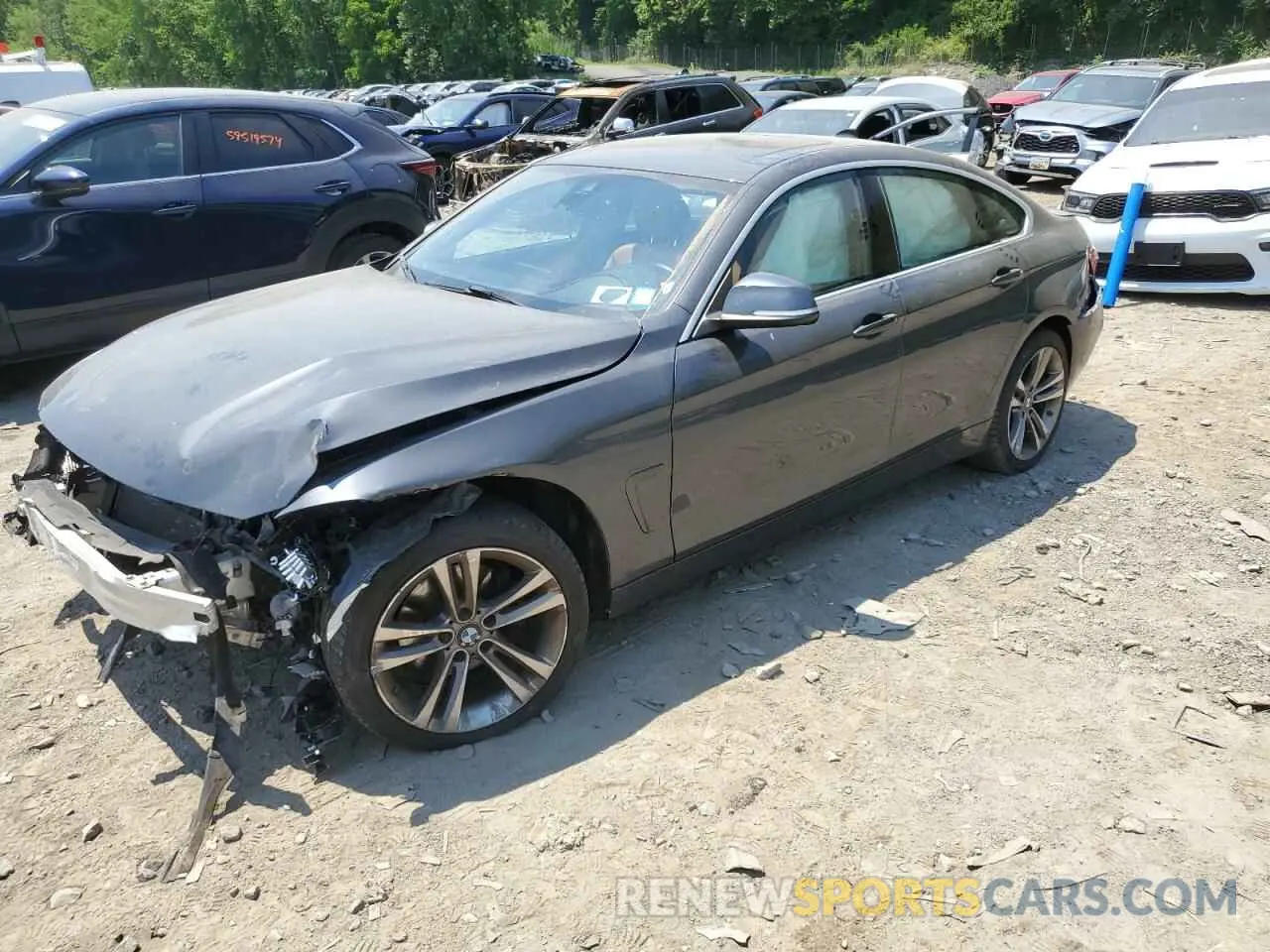 1 Photograph of a damaged car WBA4J3C51KBL05812 BMW 4 SERIES 2019