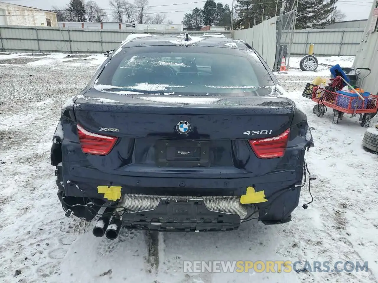 6 Photograph of a damaged car WBA4J3C51KBL07687 BMW 4 SERIES 2019