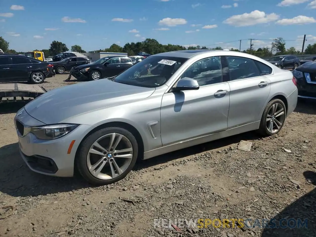 1 Photograph of a damaged car WBA4J3C51KBL10430 BMW 4 SERIES 2019