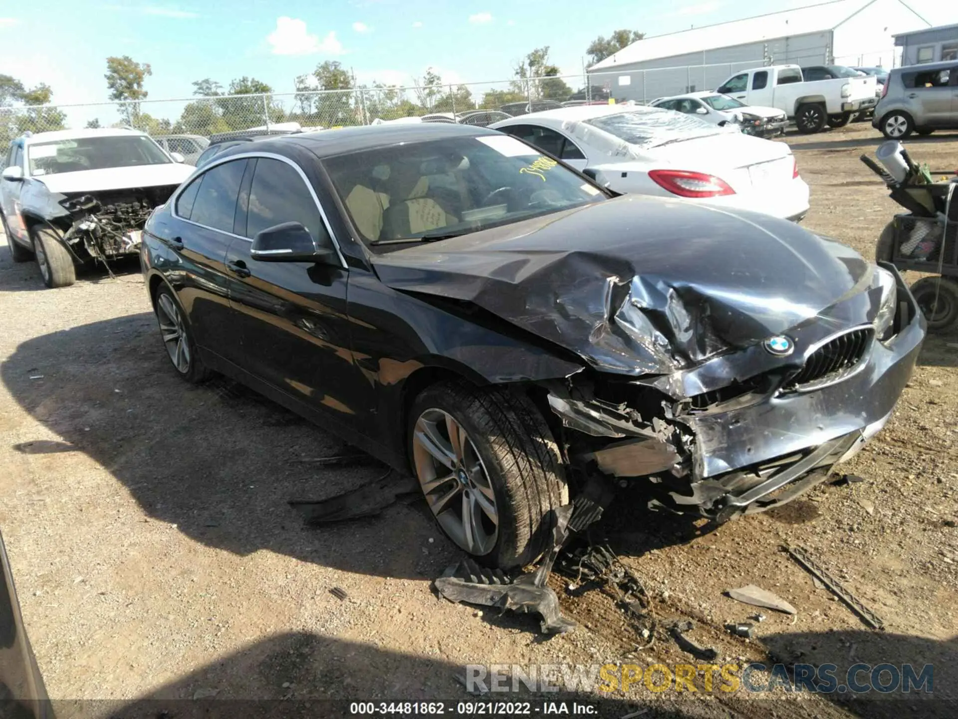 1 Photograph of a damaged car WBA4J3C52KBL06757 BMW 4 SERIES 2019