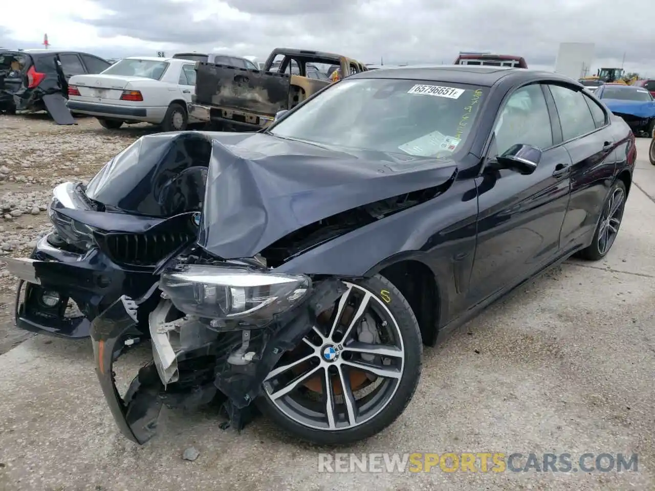 2 Photograph of a damaged car WBA4J3C52KBL07147 BMW 4 SERIES 2019