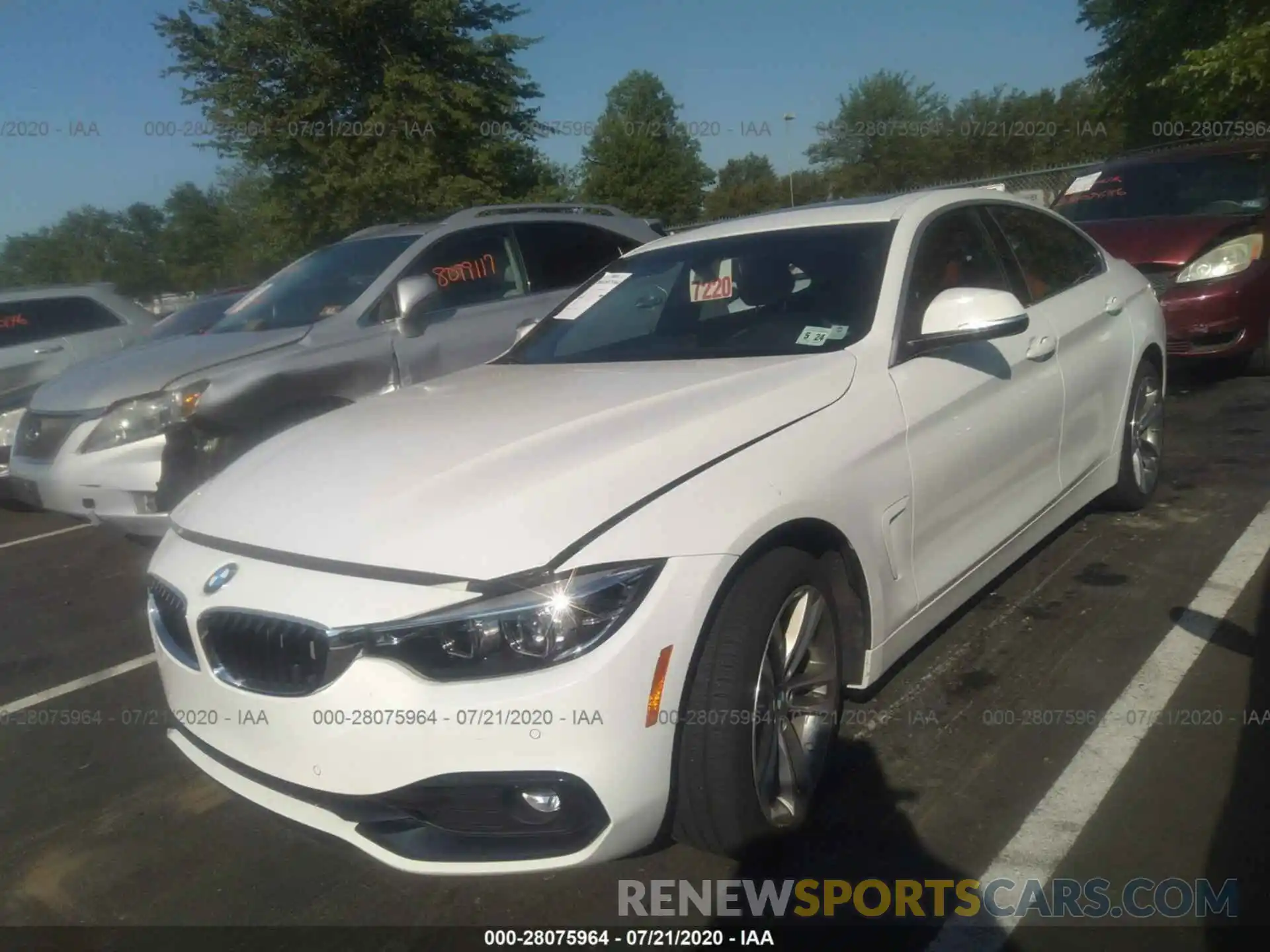 2 Photograph of a damaged car WBA4J3C52KBL07598 BMW 4 SERIES 2019