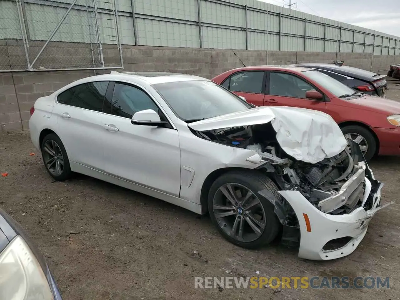4 Photograph of a damaged car WBA4J3C53KBL07142 BMW 4 SERIES 2019