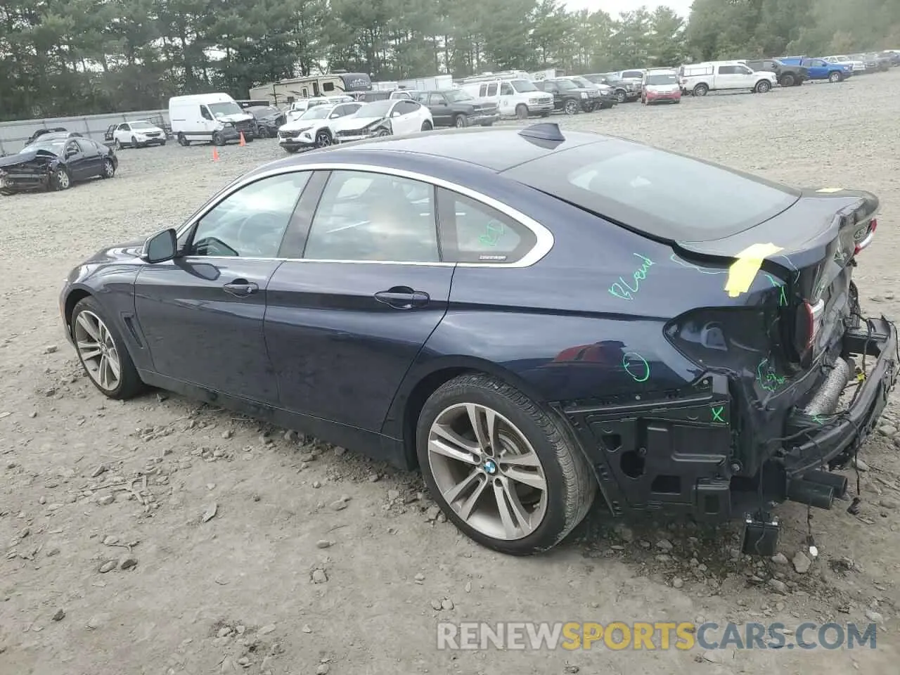 2 Photograph of a damaged car WBA4J3C53KBL07500 BMW 4 SERIES 2019