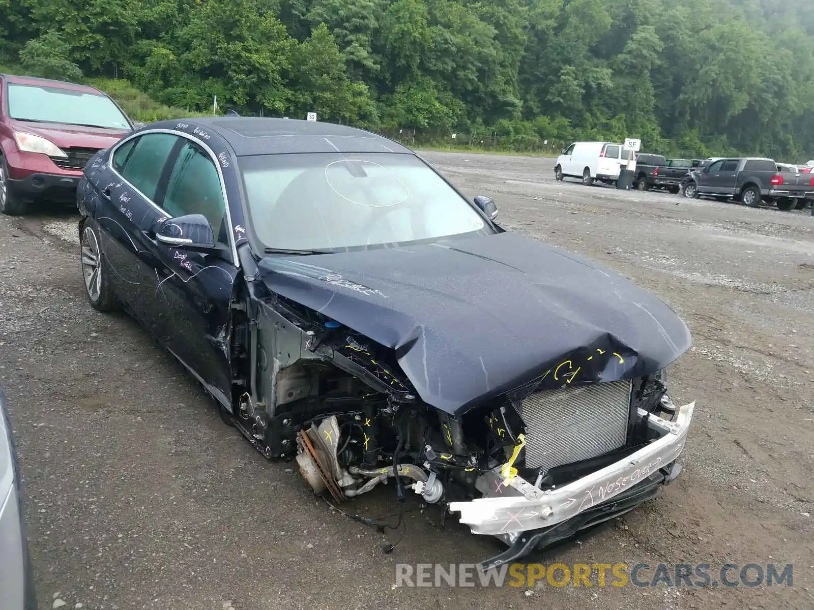 1 Photograph of a damaged car WBA4J3C53KBL07867 BMW 4 SERIES 2019