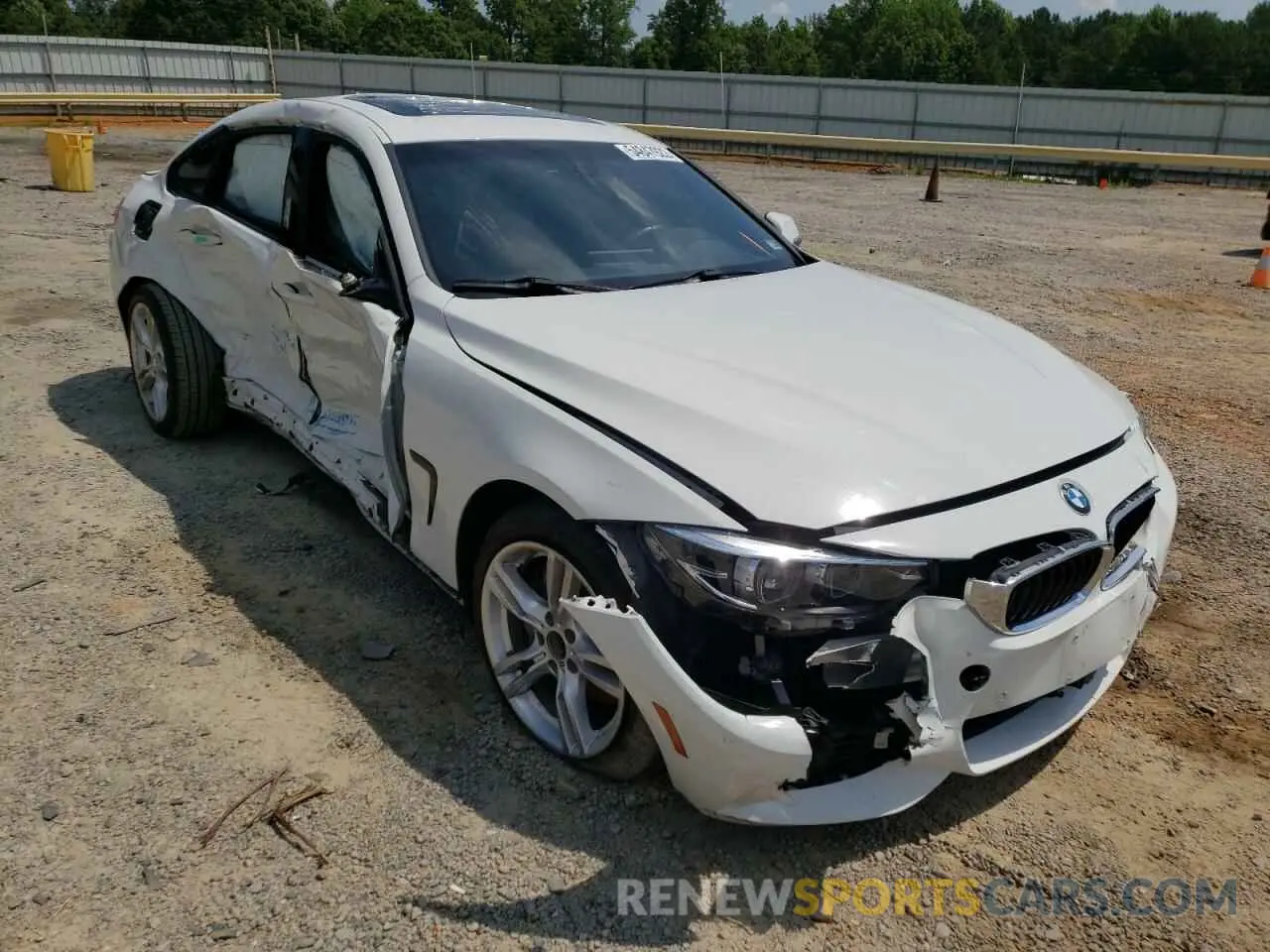 1 Photograph of a damaged car WBA4J3C54KBL05223 BMW 4 SERIES 2019