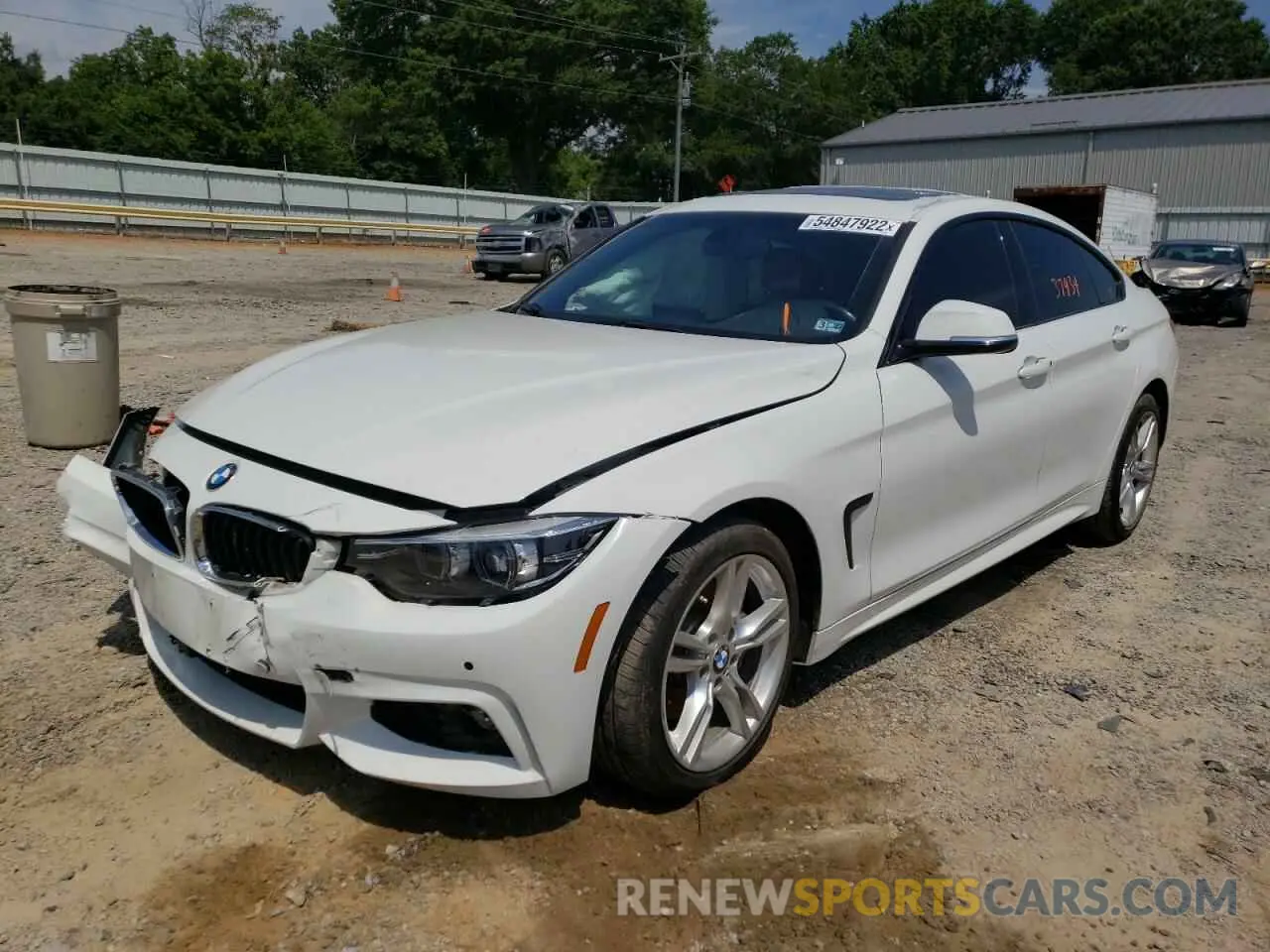 2 Photograph of a damaged car WBA4J3C54KBL05223 BMW 4 SERIES 2019