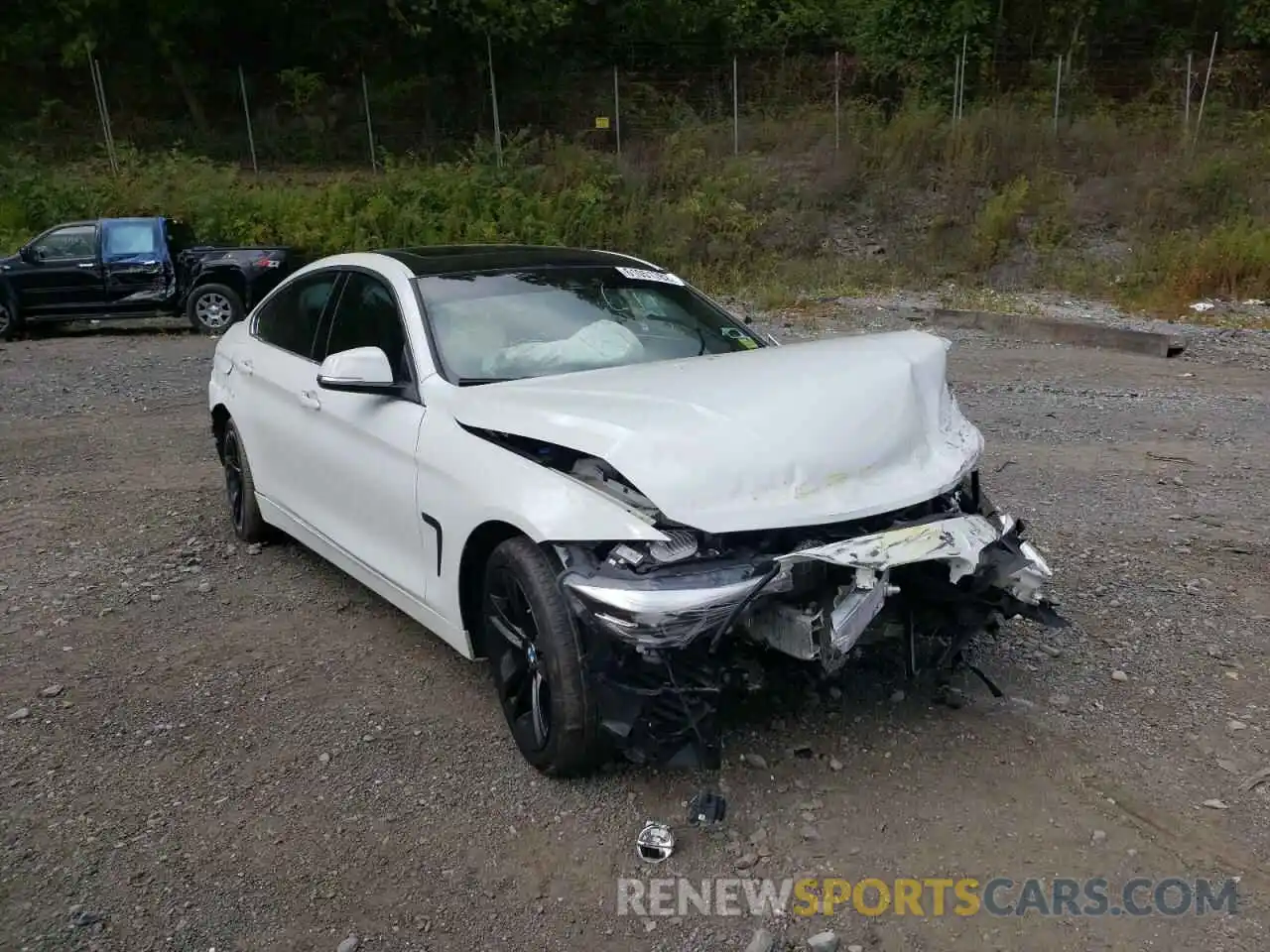 1 Photograph of a damaged car WBA4J3C54KBL06257 BMW 4 SERIES 2019