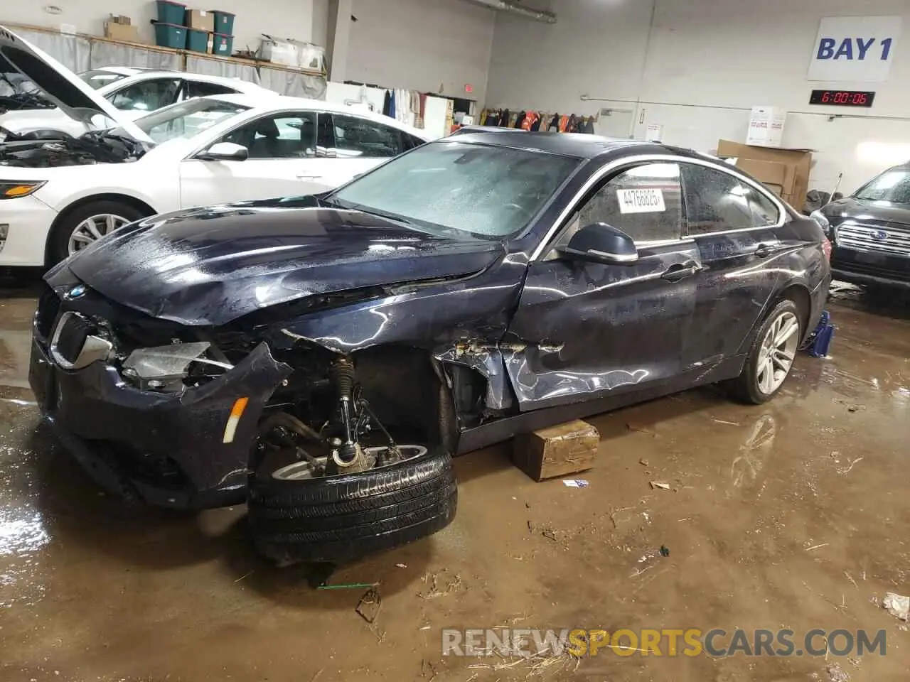 1 Photograph of a damaged car WBA4J3C54KBL06758 BMW 4 SERIES 2019