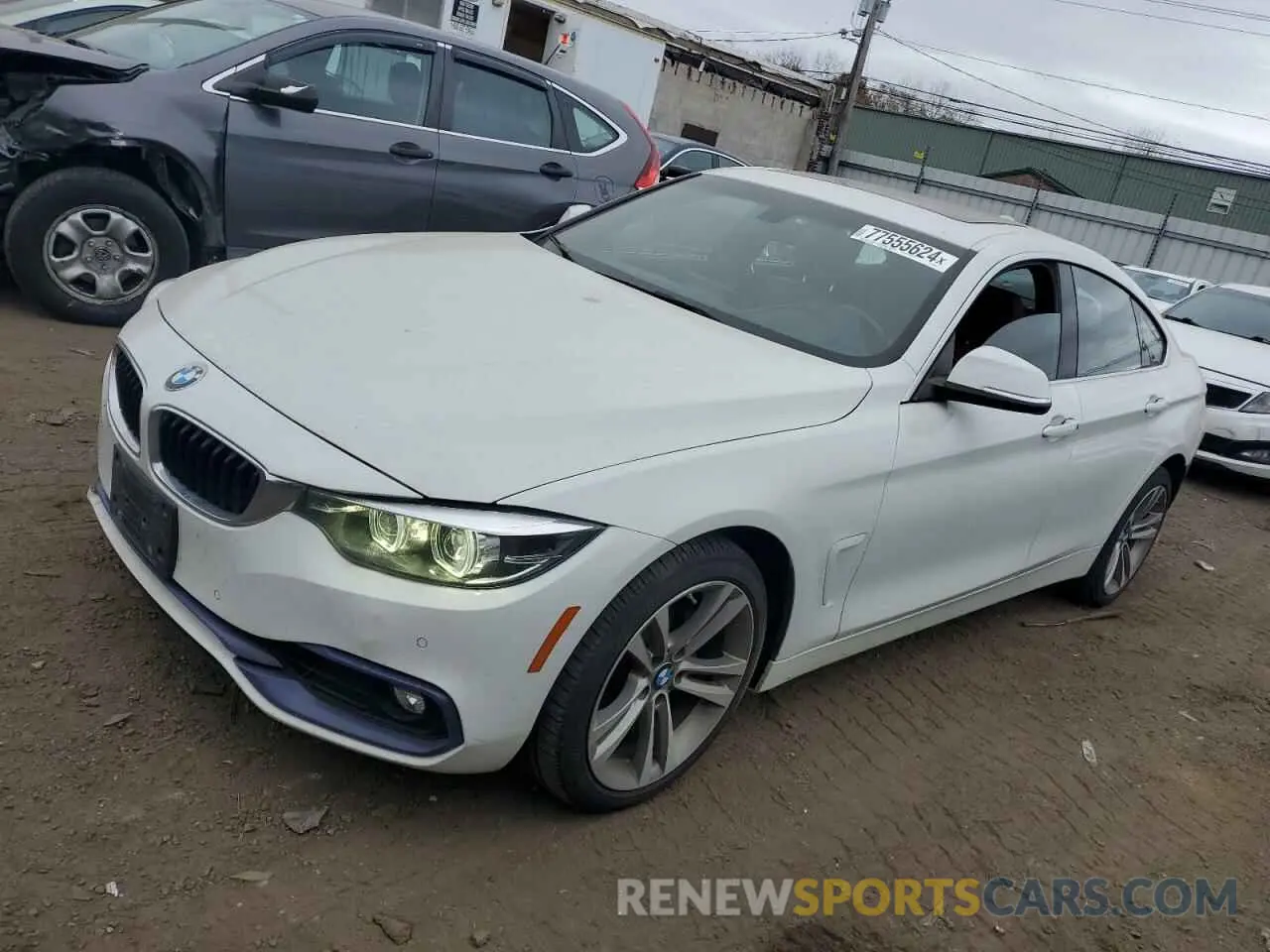 1 Photograph of a damaged car WBA4J3C54KBL06906 BMW 4 SERIES 2019