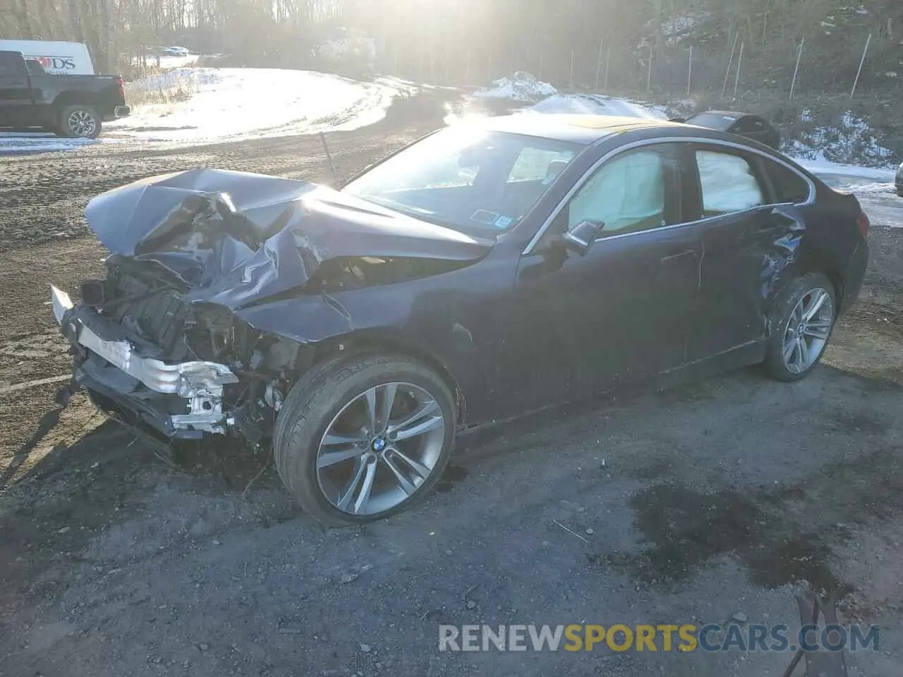 1 Photograph of a damaged car WBA4J3C55KBL07255 BMW 4 SERIES 2019
