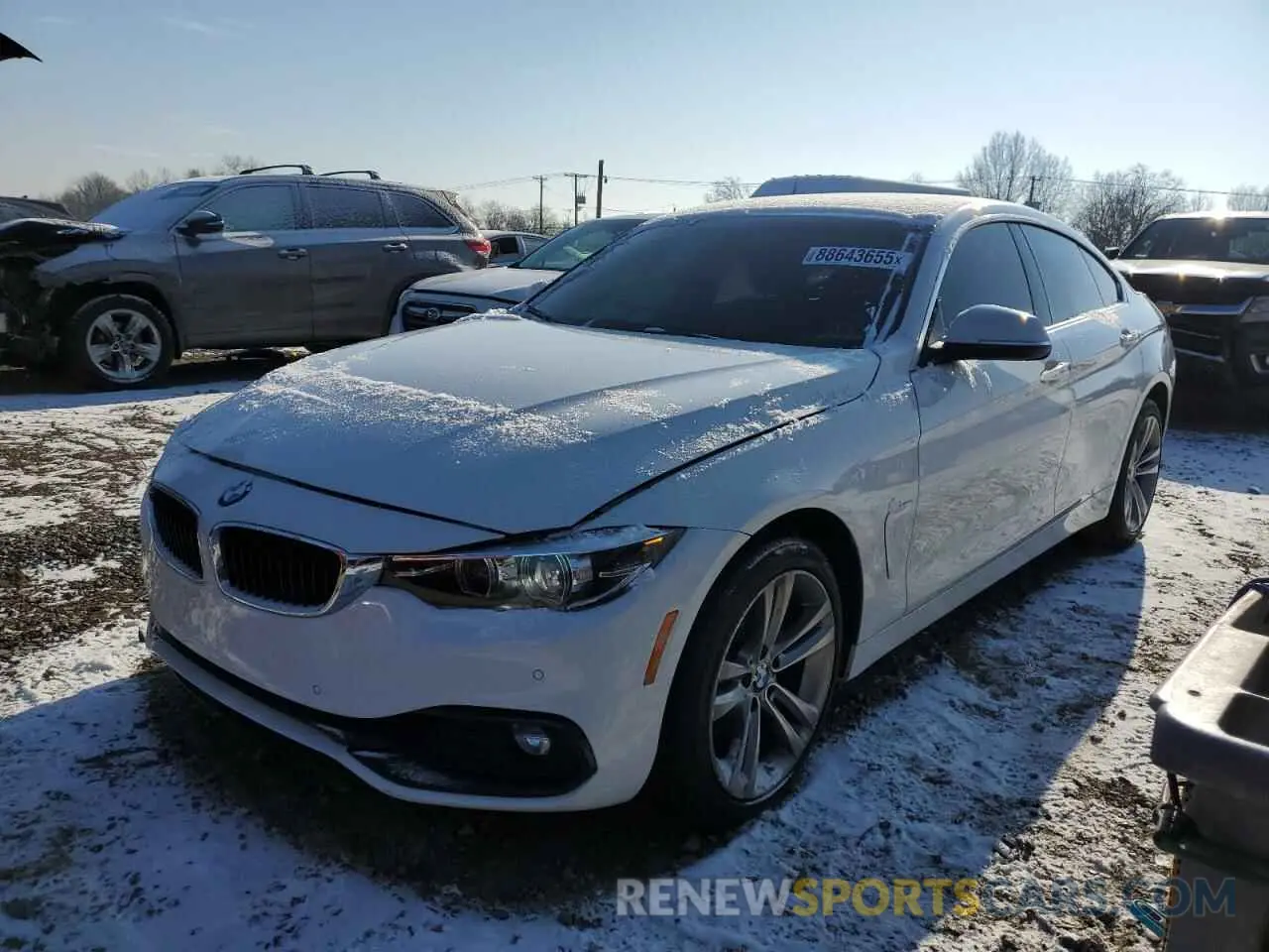 1 Photograph of a damaged car WBA4J3C55KBL08194 BMW 4 SERIES 2019