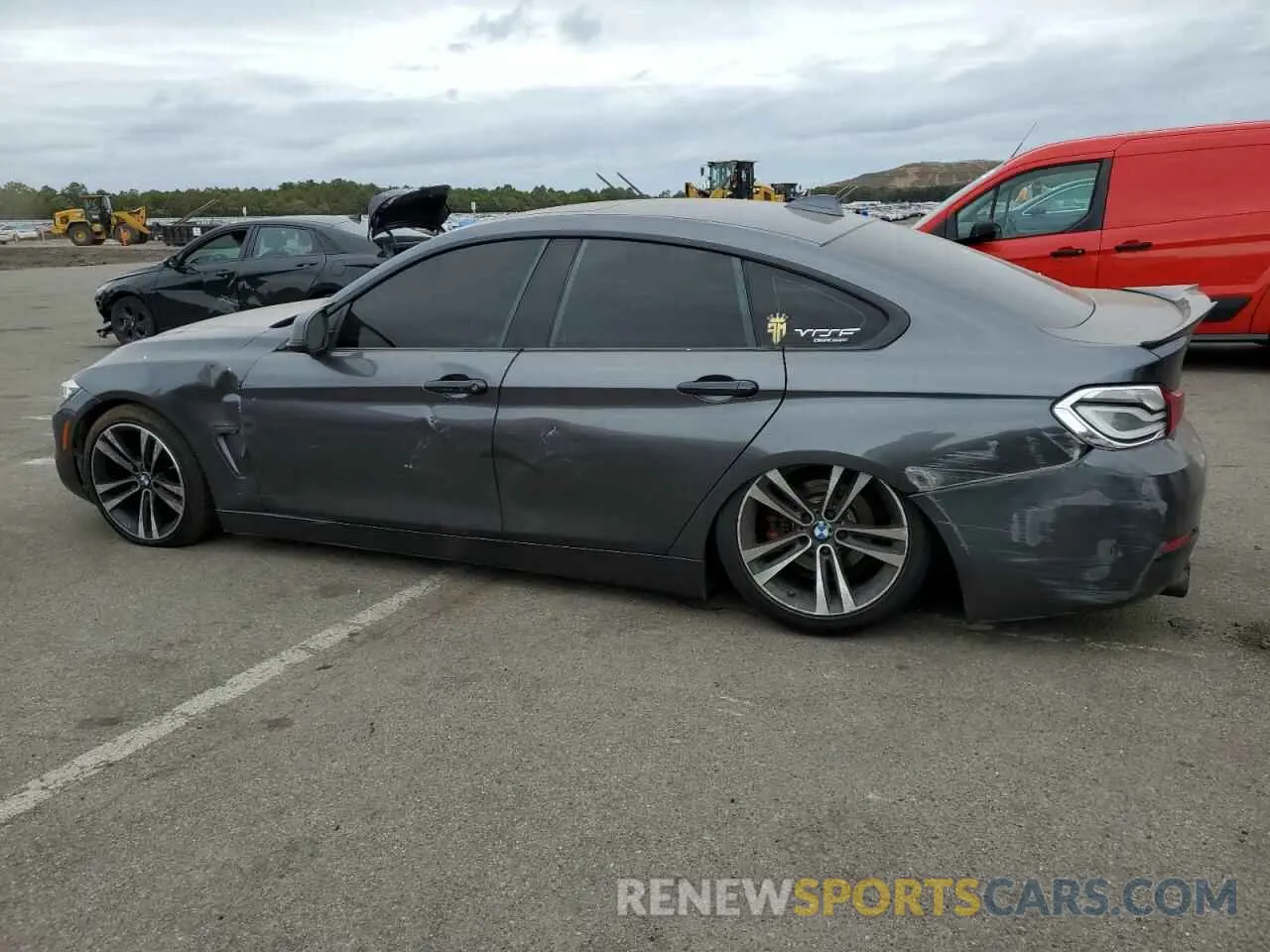 2 Photograph of a damaged car WBA4J3C55KBL10835 BMW 4 SERIES 2019