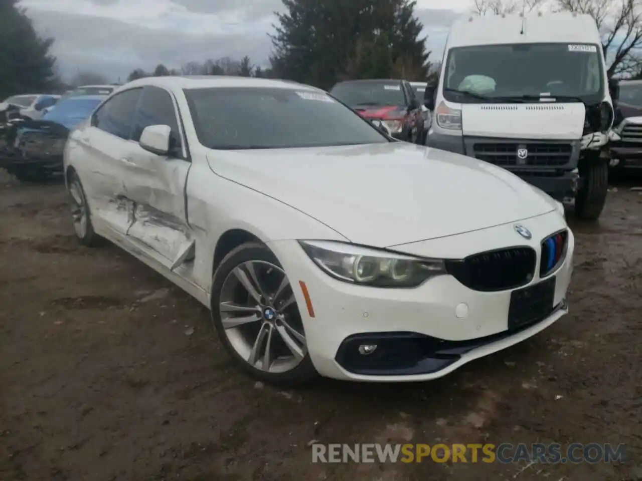 1 Photograph of a damaged car WBA4J3C56KBL07071 BMW 4 SERIES 2019