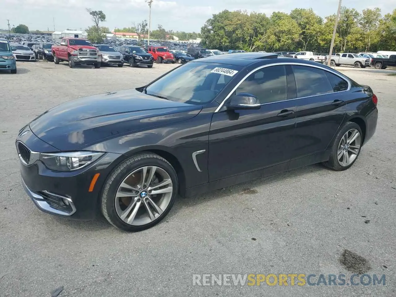 1 Photograph of a damaged car WBA4J3C58KBL09100 BMW 4 SERIES 2019