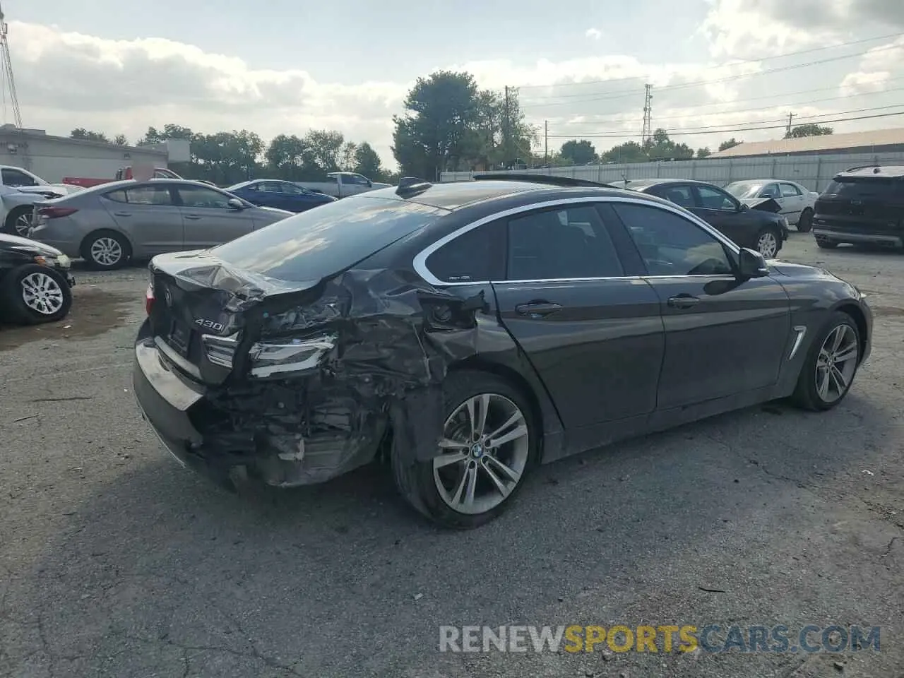 3 Photograph of a damaged car WBA4J3C58KBL09100 BMW 4 SERIES 2019