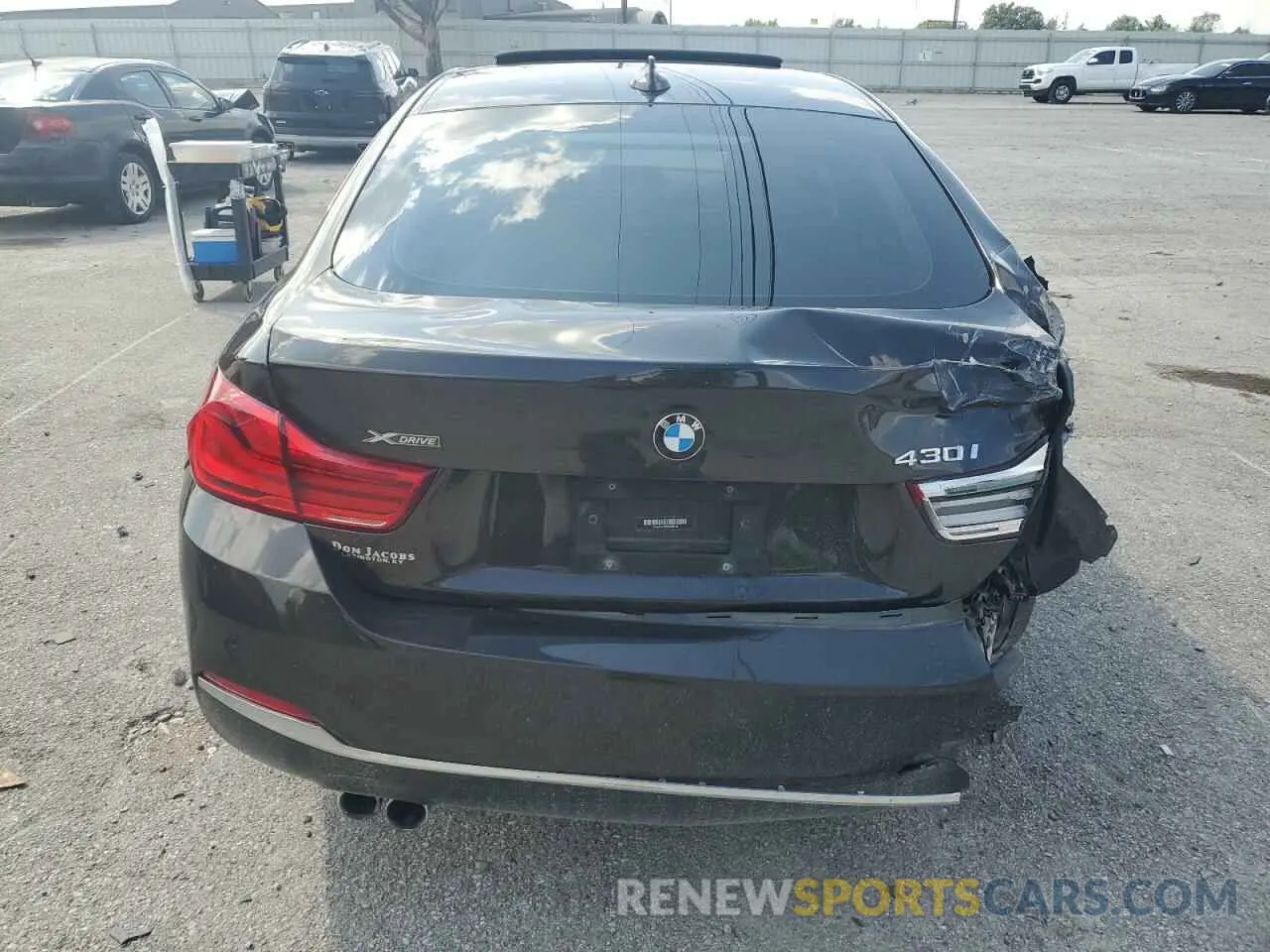 6 Photograph of a damaged car WBA4J3C58KBL09100 BMW 4 SERIES 2019