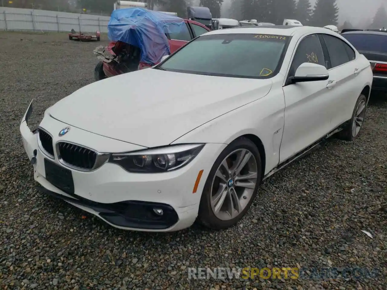 2 Photograph of a damaged car WBA4J3C59KBL05105 BMW 4 SERIES 2019