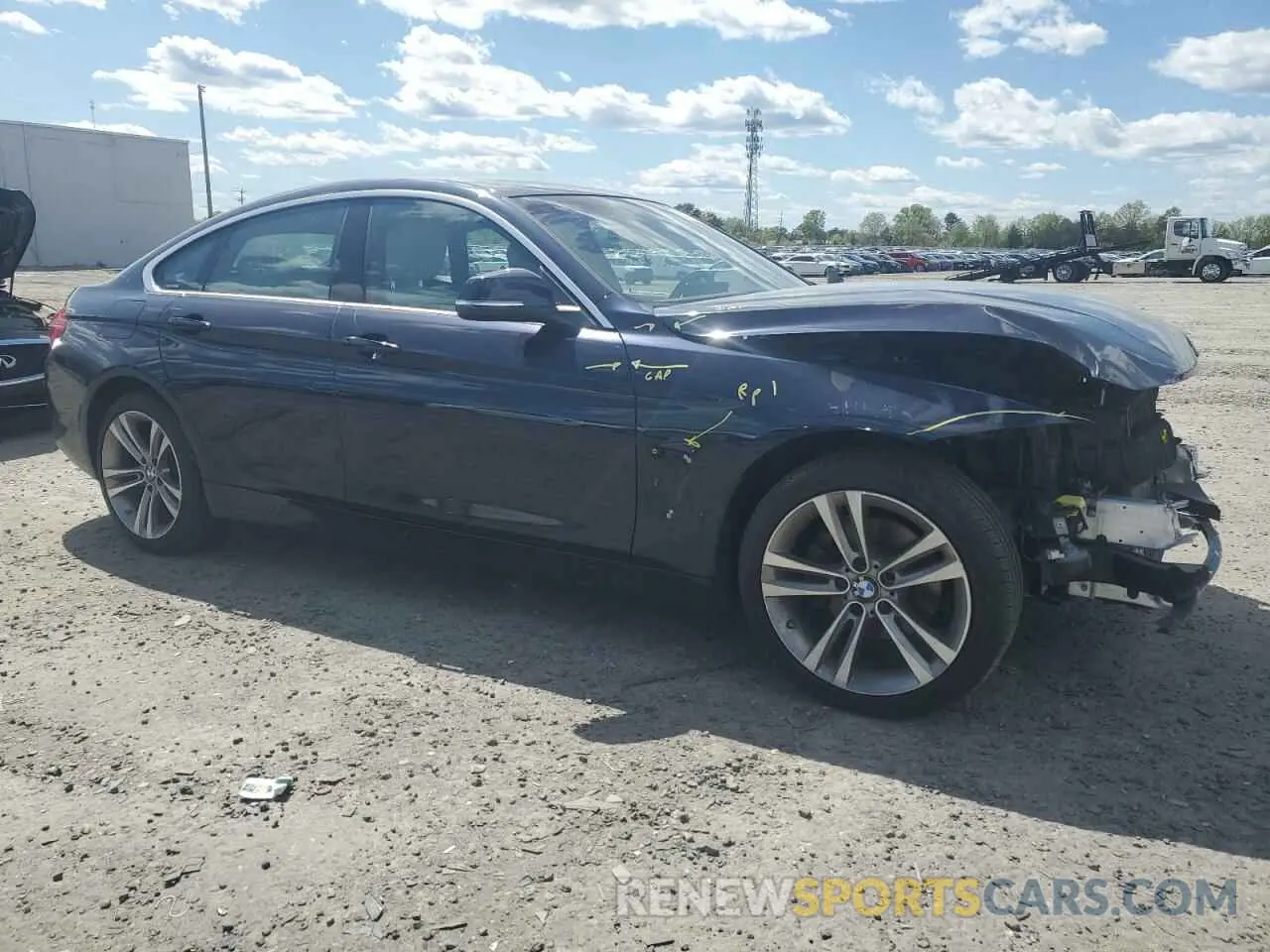 4 Photograph of a damaged car WBA4J3C59KBL07291 BMW 4 SERIES 2019