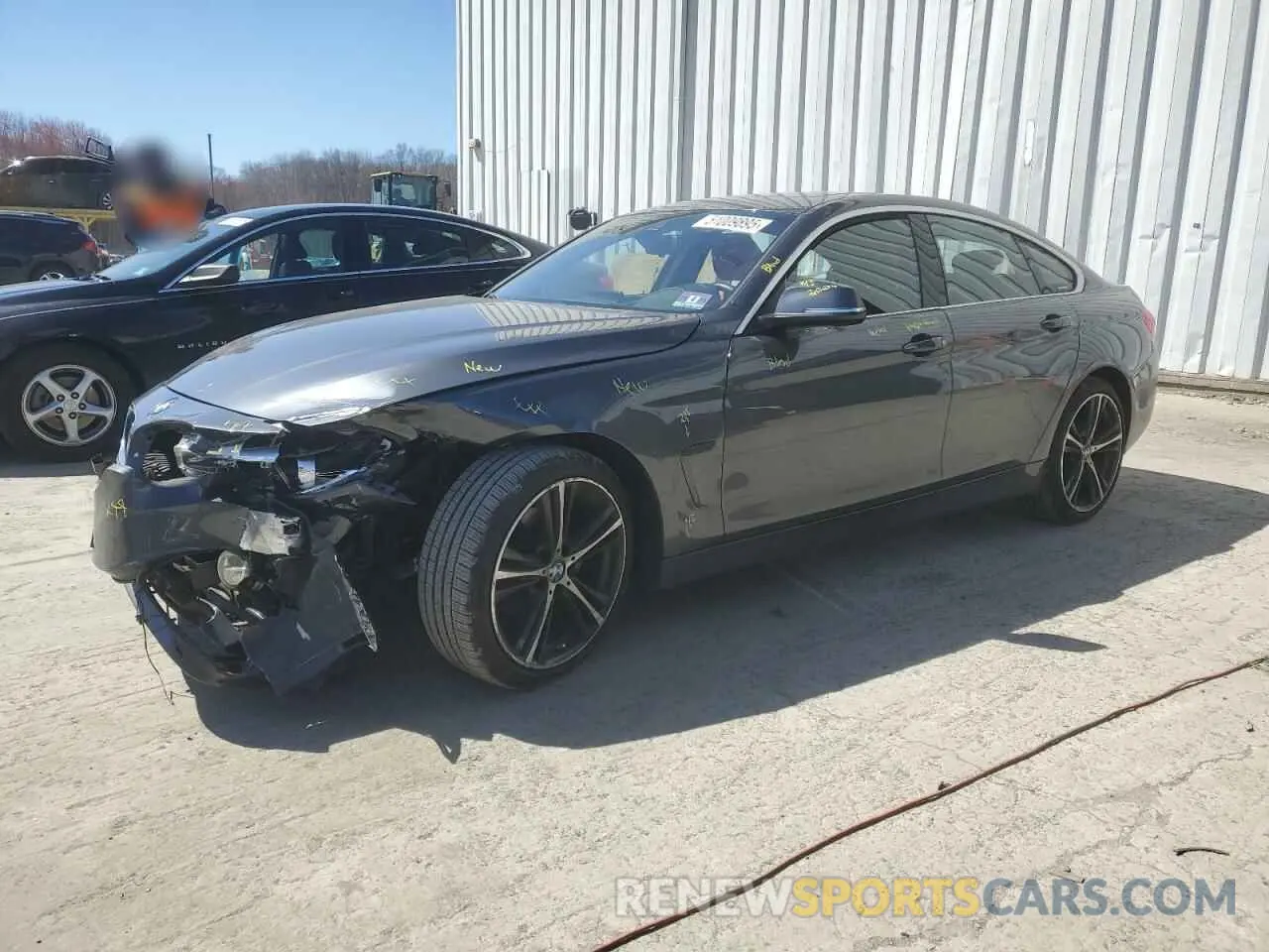 1 Photograph of a damaged car WBA4J3C59KBL10790 BMW 4 SERIES 2019
