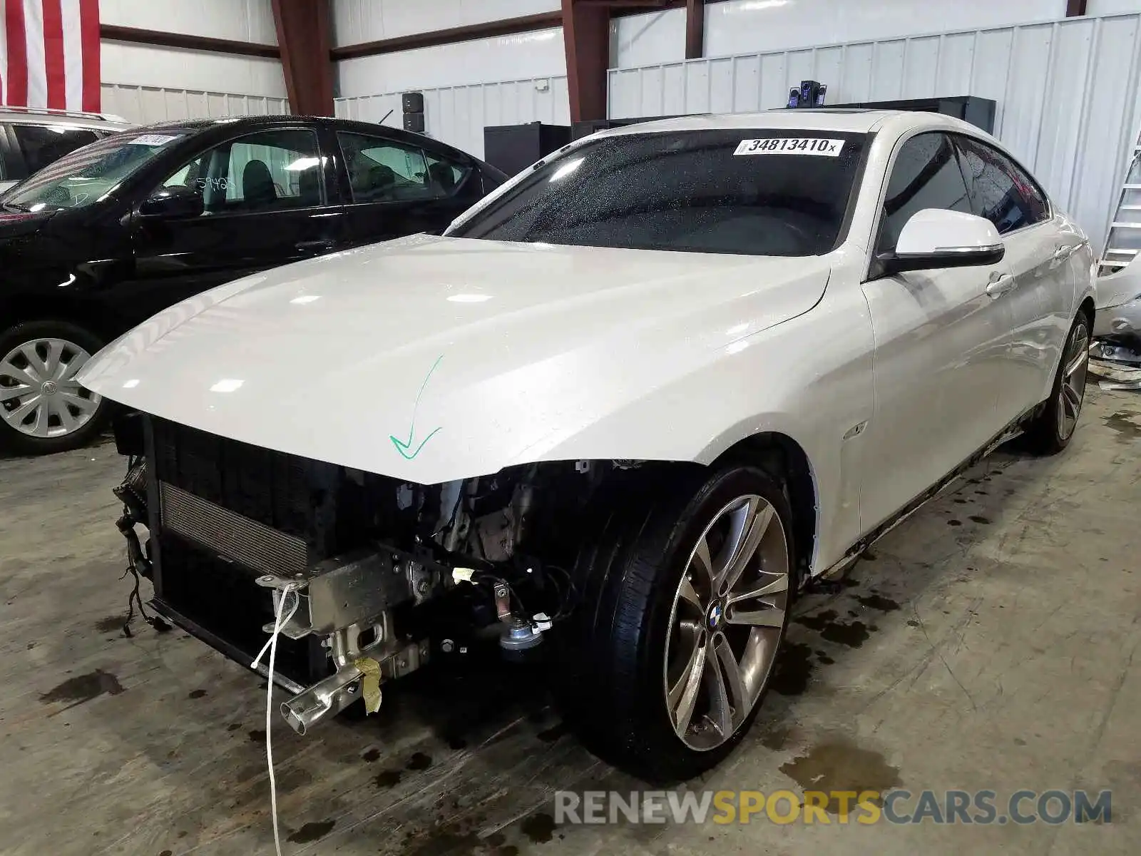 2 Photograph of a damaged car WBA4J5C50KBM65272 BMW 4 SERIES 2019