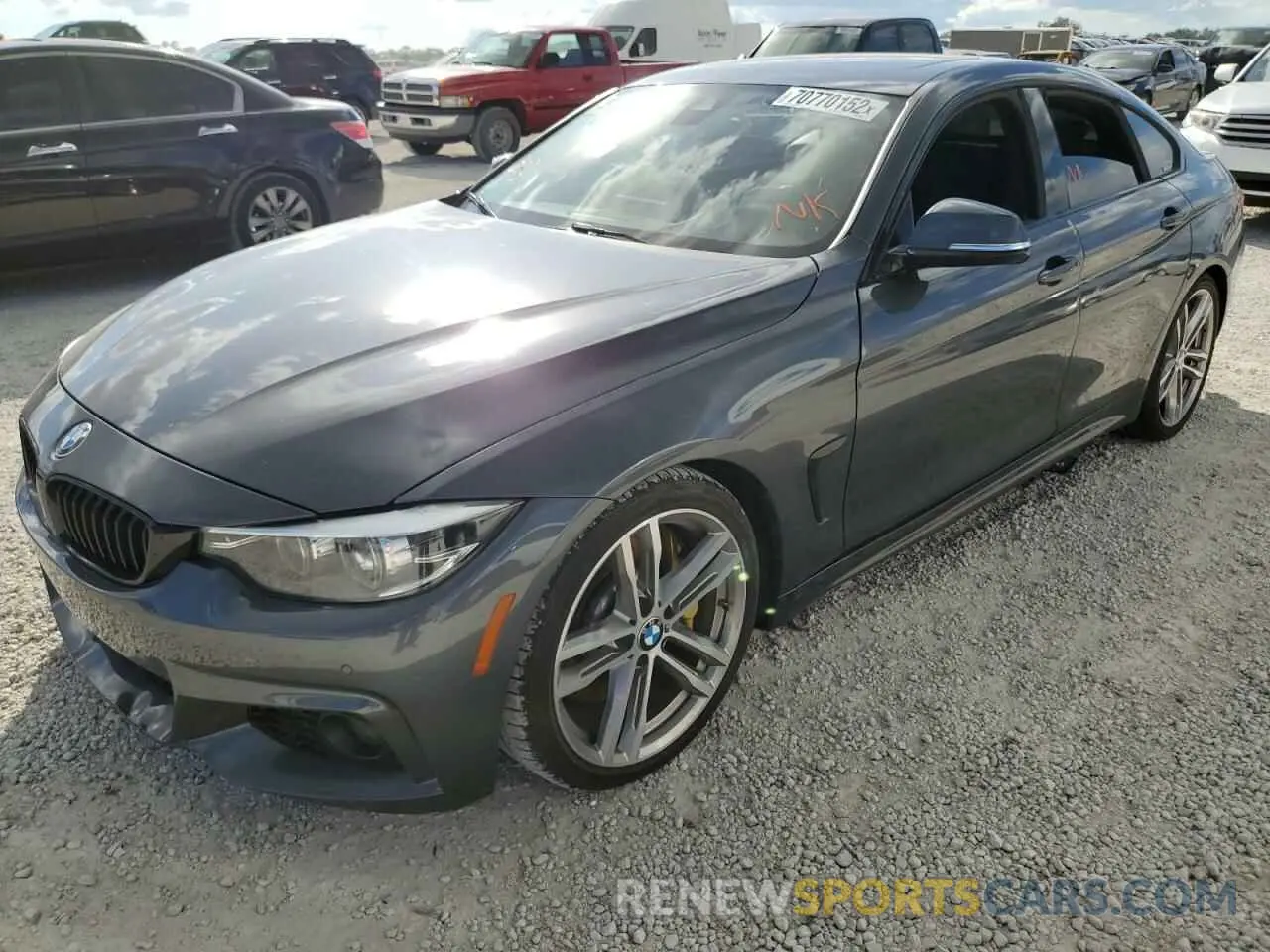 1 Photograph of a damaged car WBA4J5C50KBM66681 BMW 4 SERIES 2019