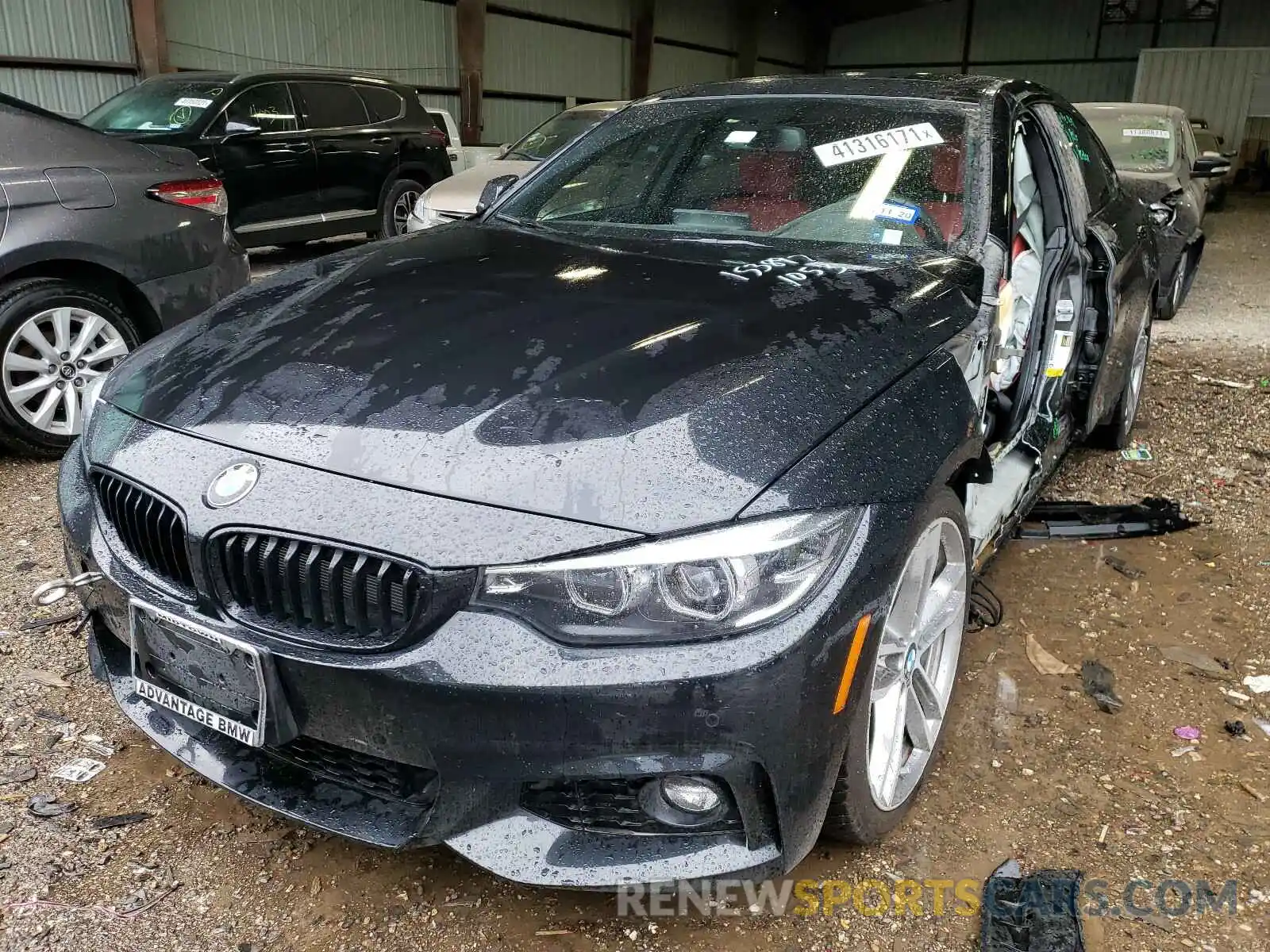 2 Photograph of a damaged car WBA4J5C51KBM65538 BMW 4 SERIES 2019