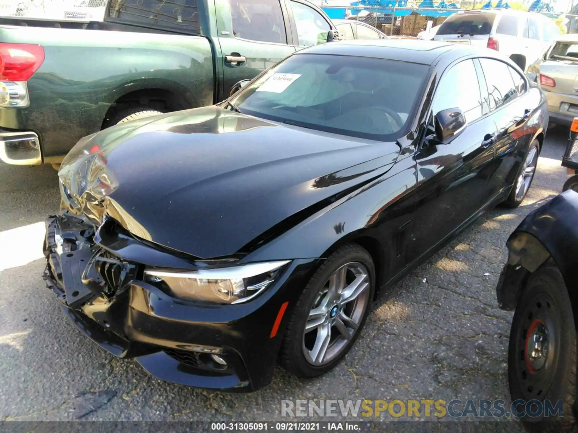 2 Photograph of a damaged car WBA4J5C52KBM65984 BMW 4 SERIES 2019