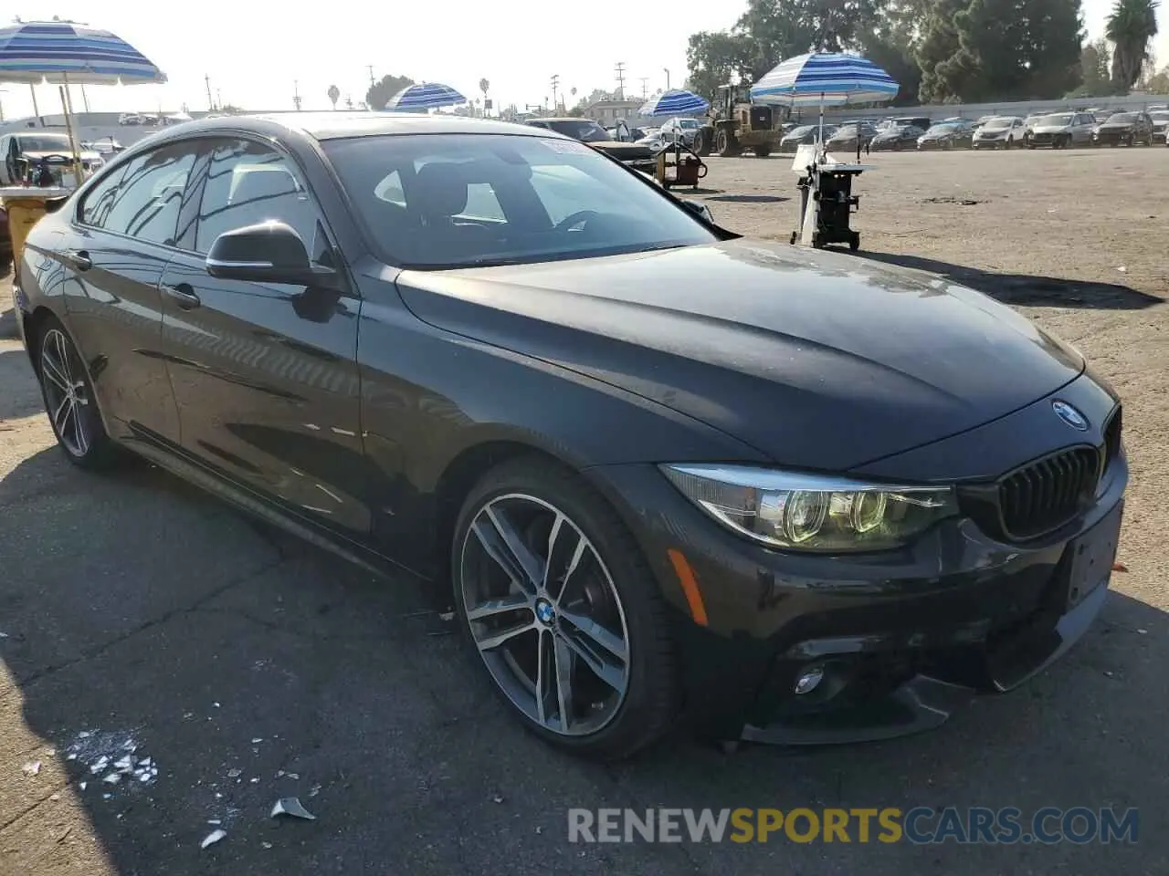 4 Photograph of a damaged car WBA4J5C53KBM66223 BMW 4 SERIES 2019