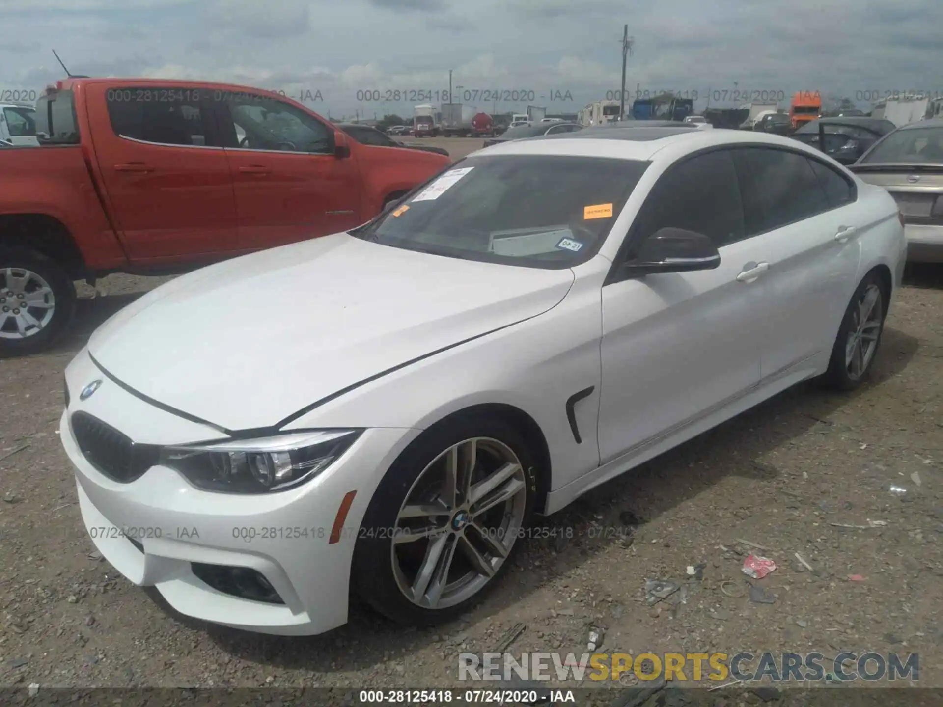 2 Photograph of a damaged car WBA4J5C54KBM66599 BMW 4 SERIES 2019