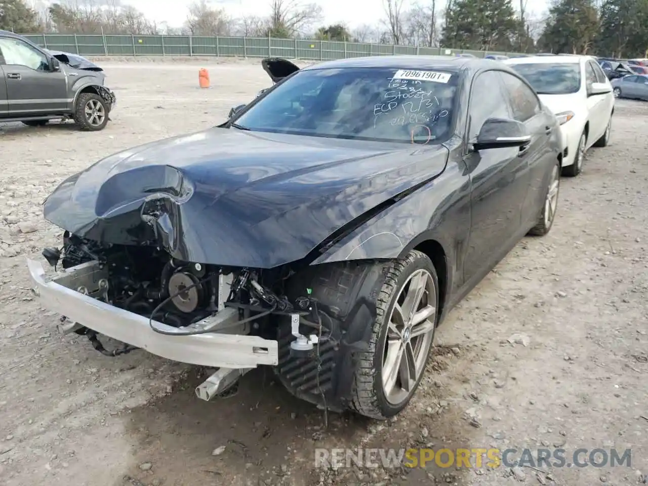 2 Photograph of a damaged car WBA4J5C54KBM66800 BMW 4 SERIES 2019