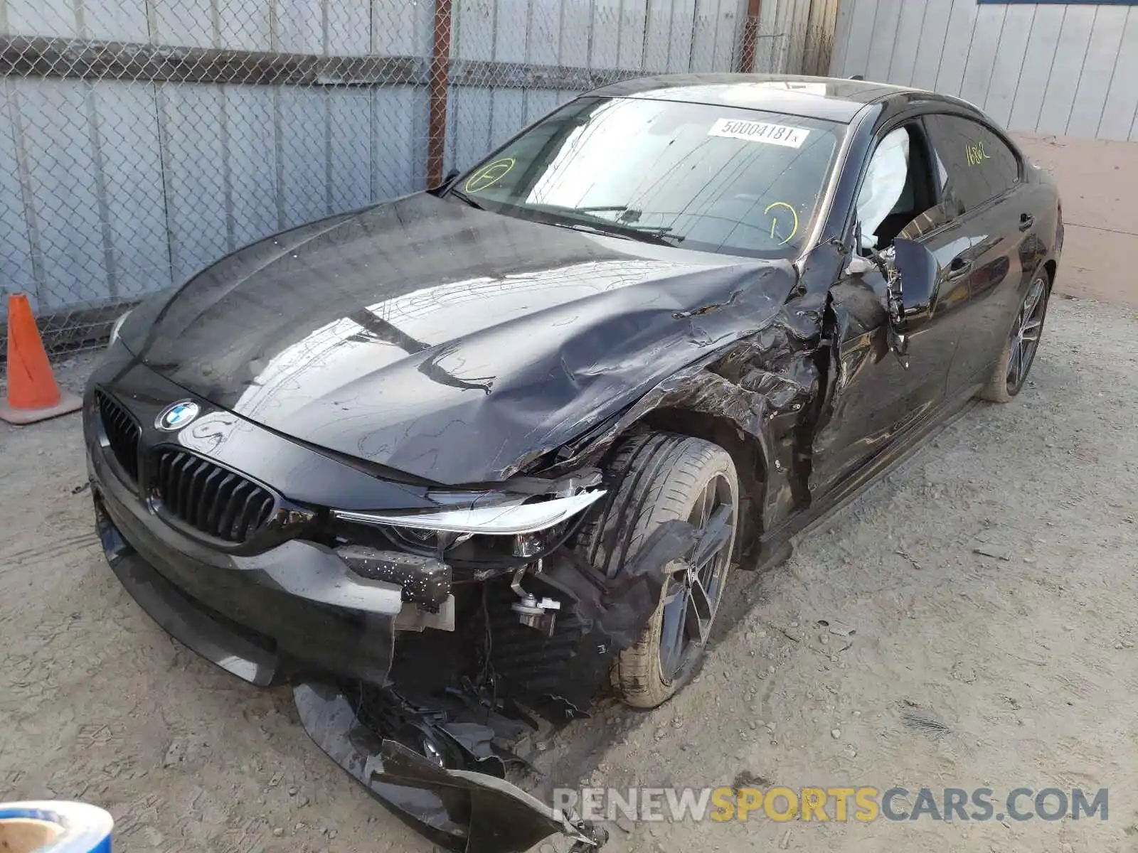 2 Photograph of a damaged car WBA4J5C55KBM65252 BMW 4 SERIES 2019