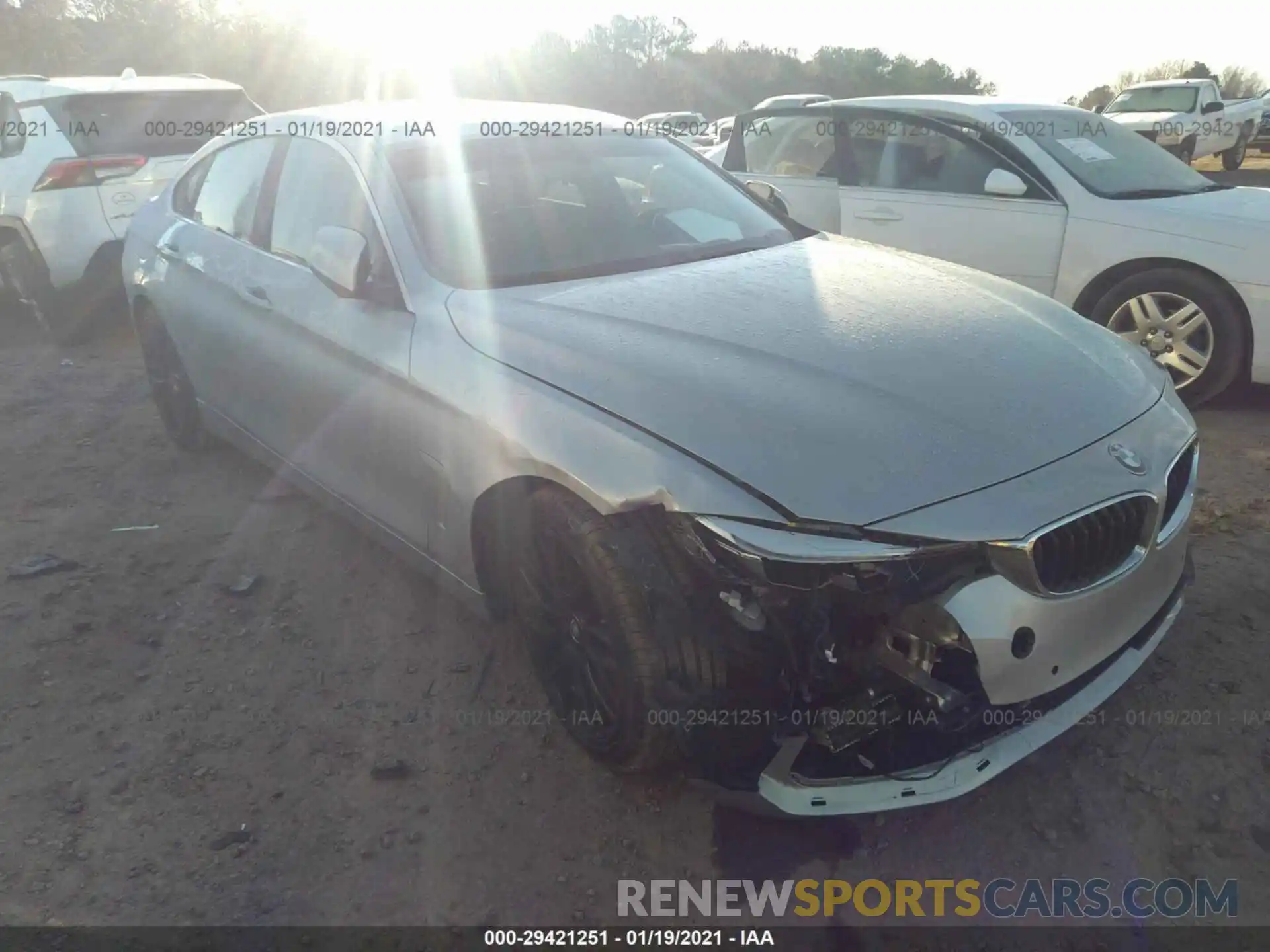 1 Photograph of a damaged car WBA4J5C55KBM65672 BMW 4 SERIES 2019