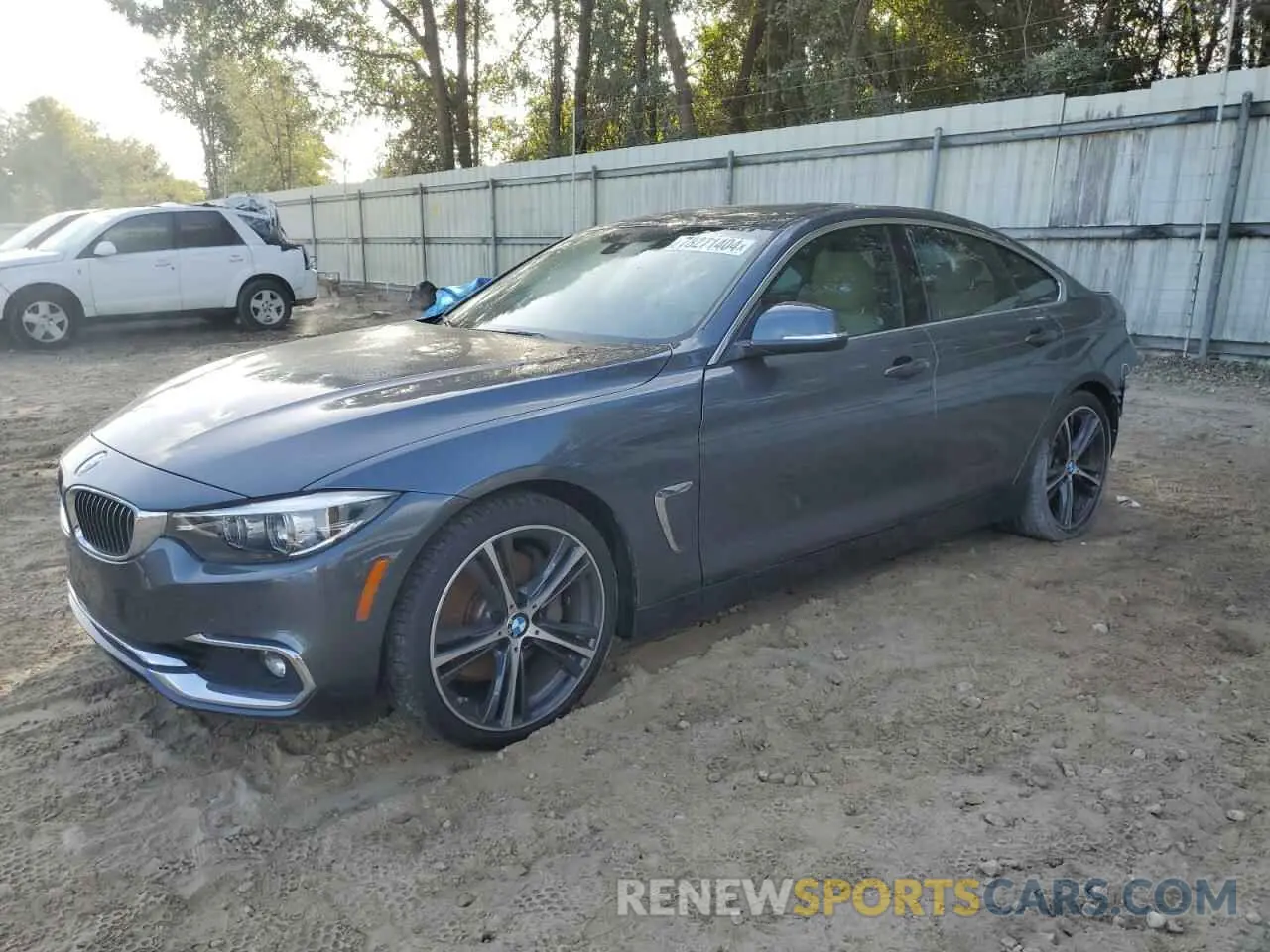 1 Photograph of a damaged car WBA4J5C56KBM65695 BMW 4 SERIES 2019